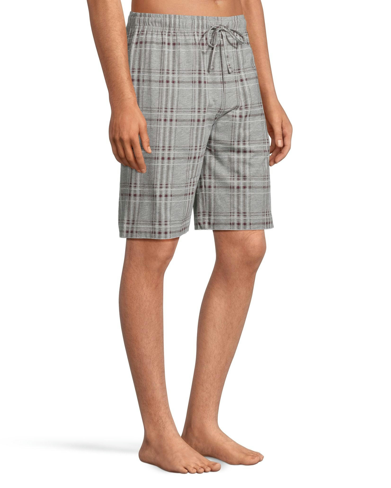 Denver Hayes Men's Jersey Plaid Lounge Shorts