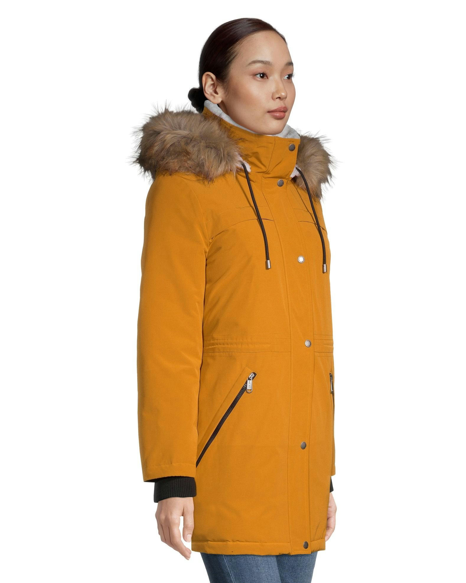 Nine West Women's West Sherpa Lined Parka Jacket