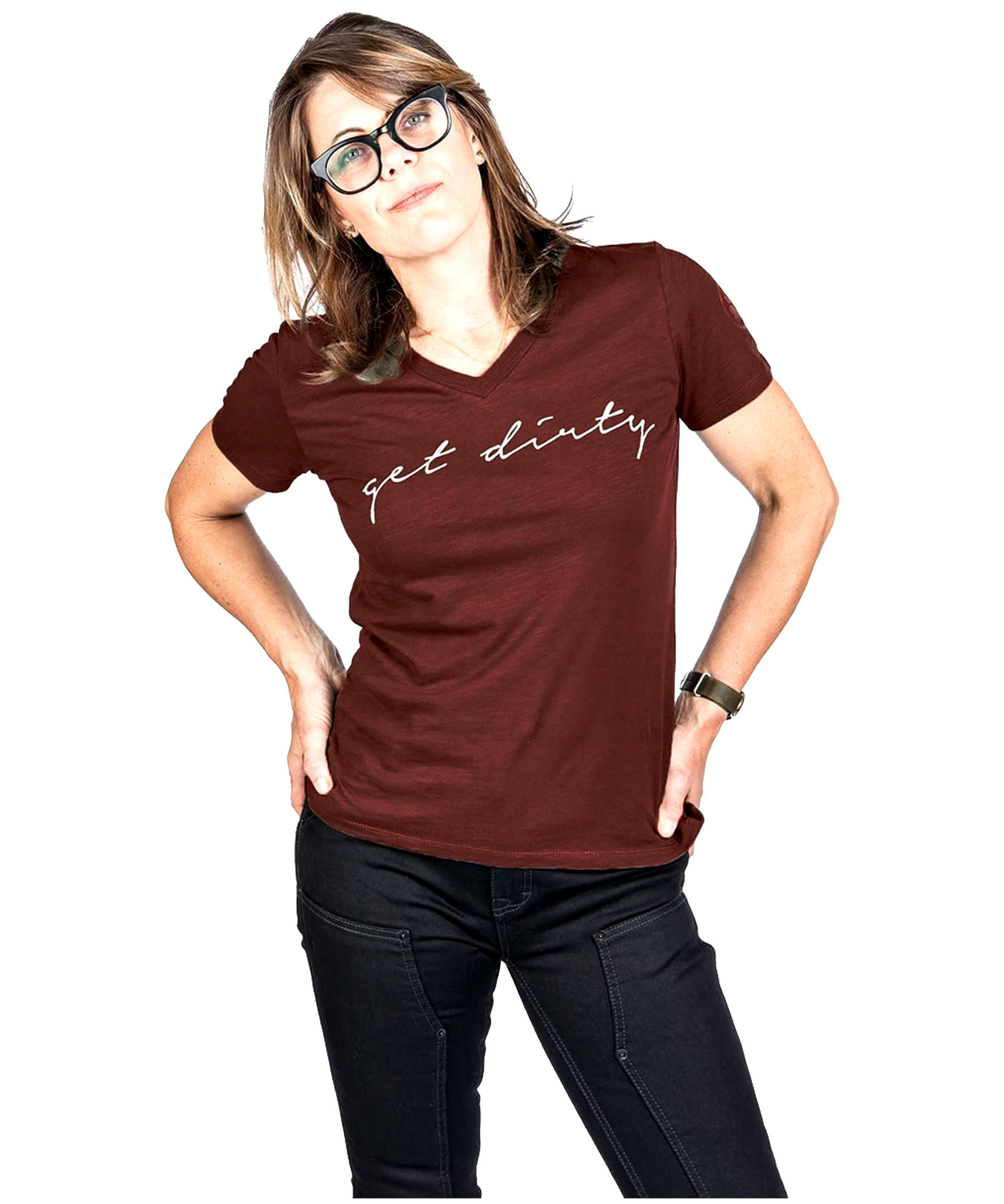 Dovetail Workwear Women's Get Dirty Graphic T Shirt