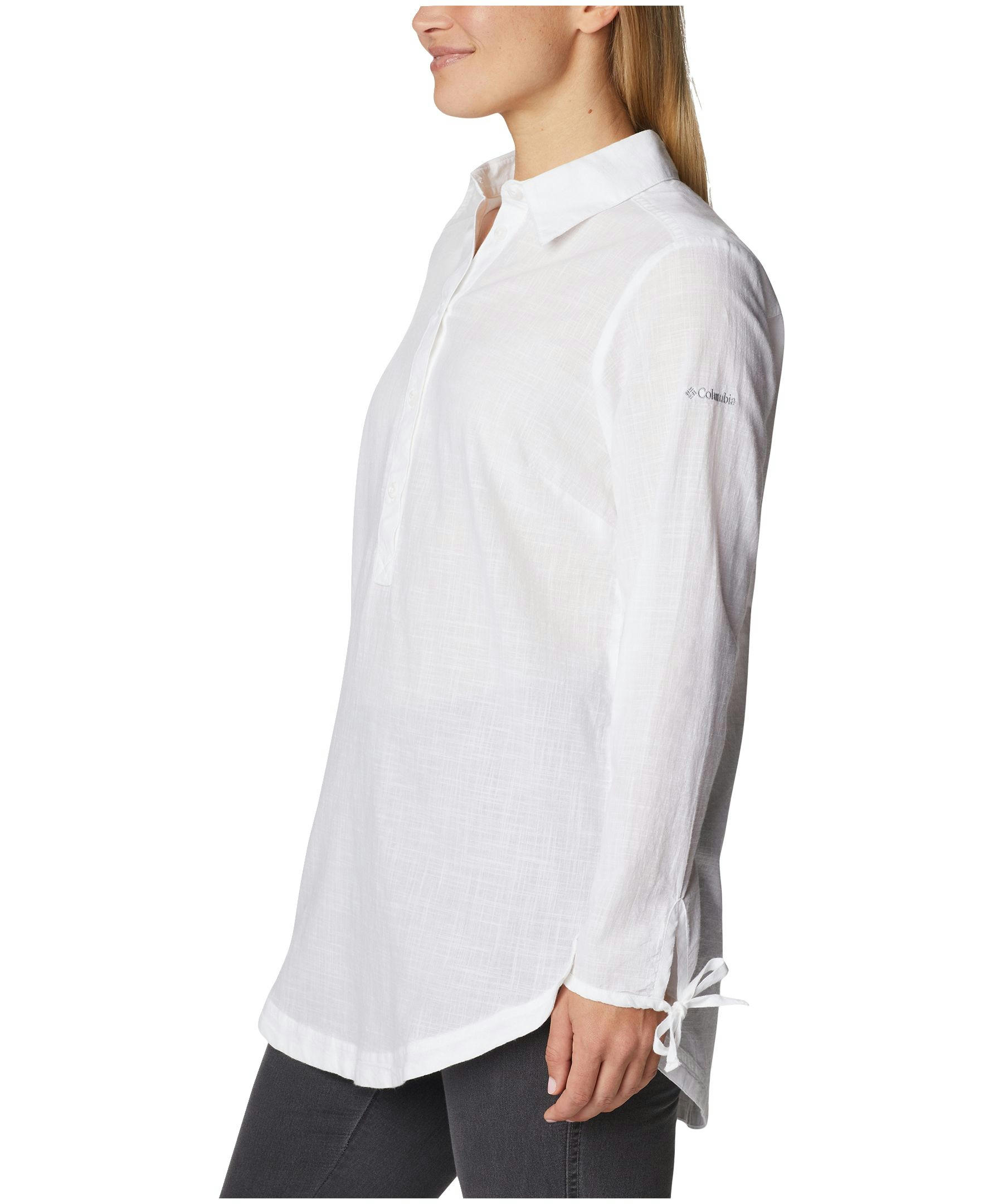 Columbia Women's Camp Henry II Cotton Long Sleeve Tunic Top