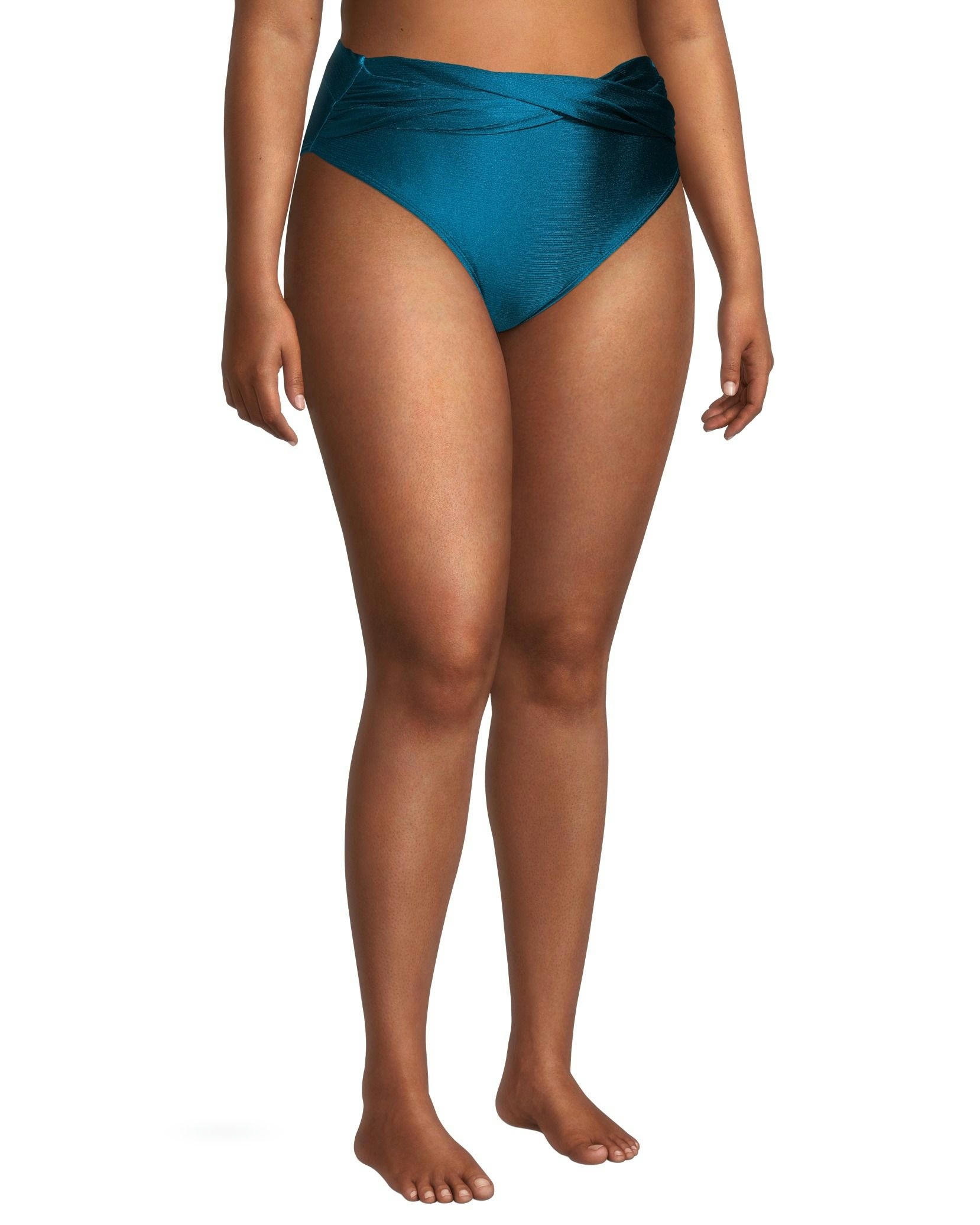 Women's Shimmer Twist Swim Bottoms