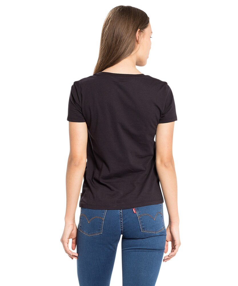 Levi's Women's Batwing Graphic The Perfect Tee T Shirt - Black
