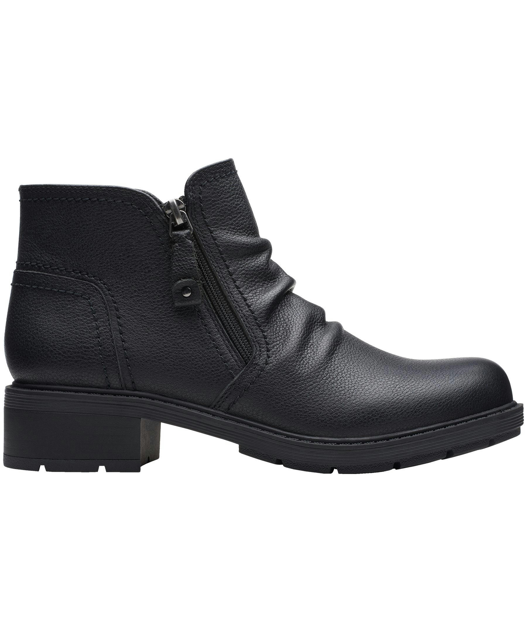 Clarks Women's Hearth Dove Leather Boot