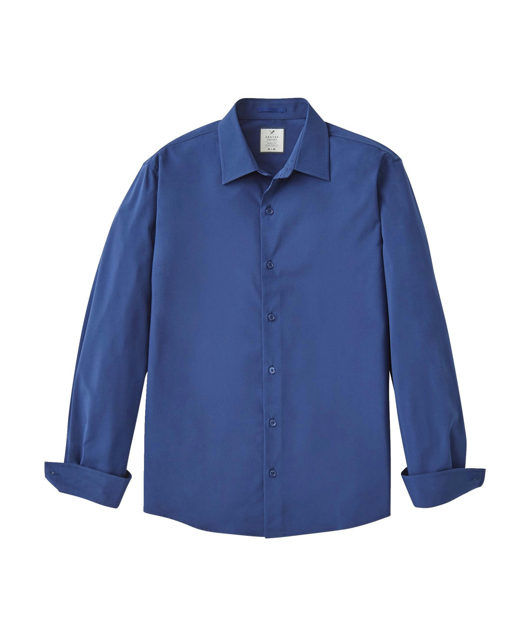 Denver Hayes Dress Hybrid 4 Way Stretch Long Sleeve Woven Shirt