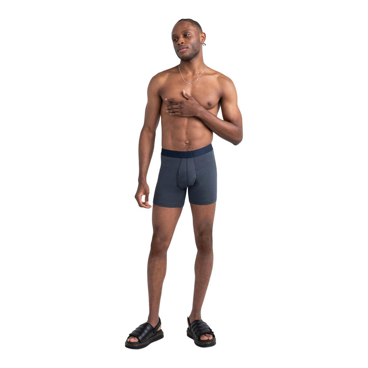 SAXX Men's Droptemp Cotton Boxer Brief