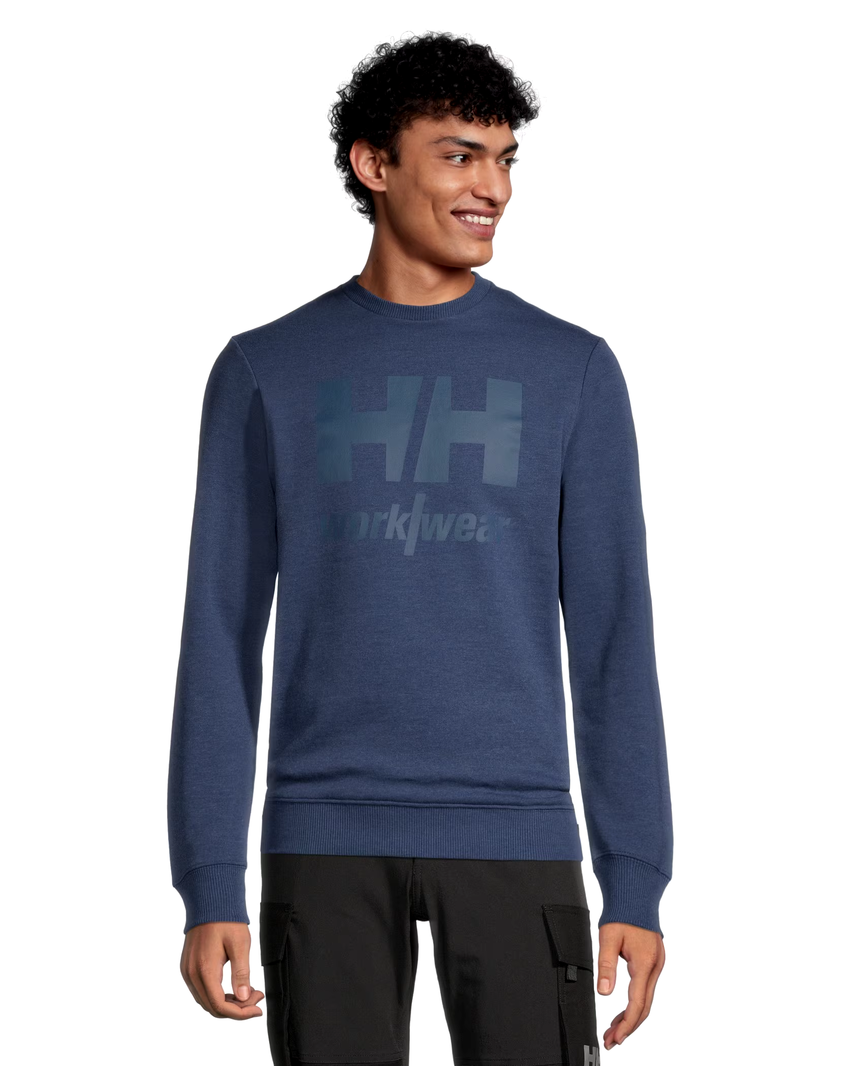 Helly Hansen Workwear Men's Chest Logo Crewneck Work Sweatshirt