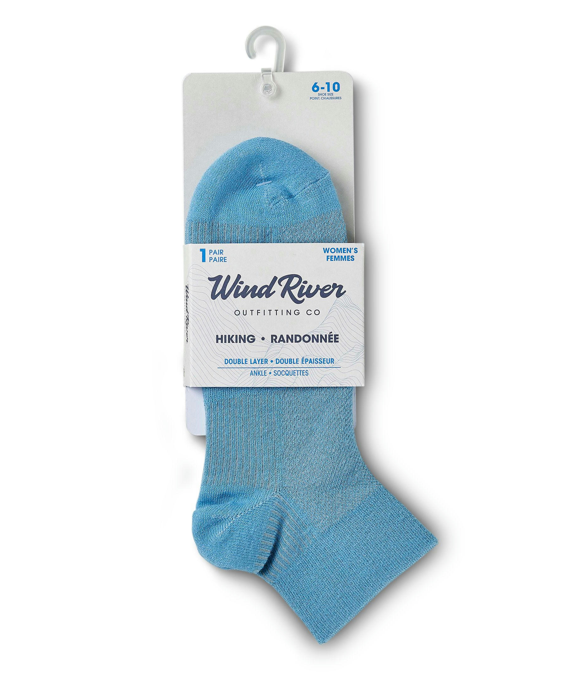 WindRiver Women's Double Layer Breathable Hiking Ankle Socks