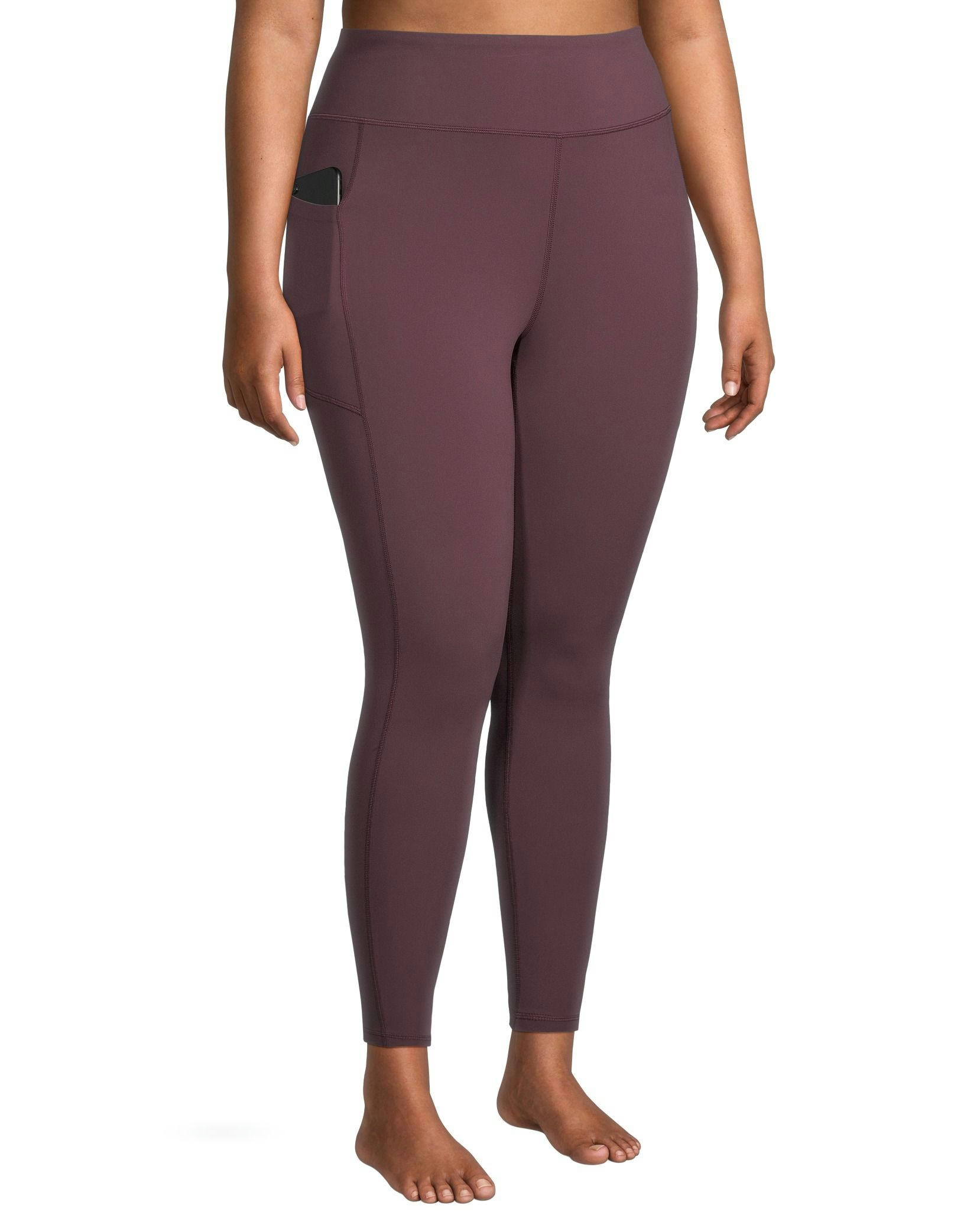 Shambhala Women’s High Rise Live-in Comfort Legging with Side Pocket - 7/8 Length