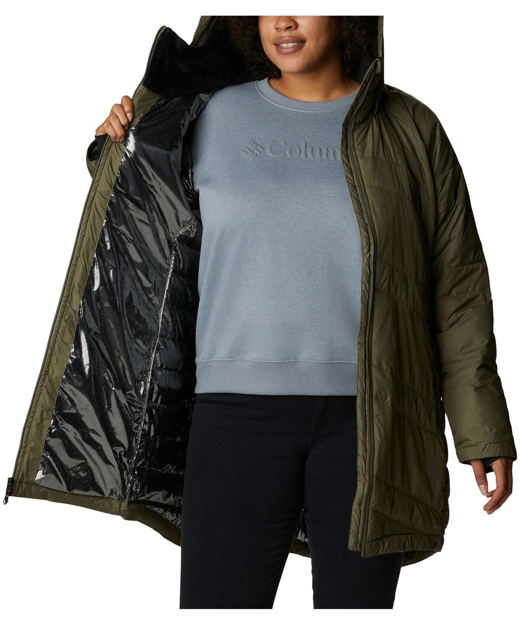 Columbia Women's Crown Point Omni-Heat Insulated Water Resistant Hooded Jacket