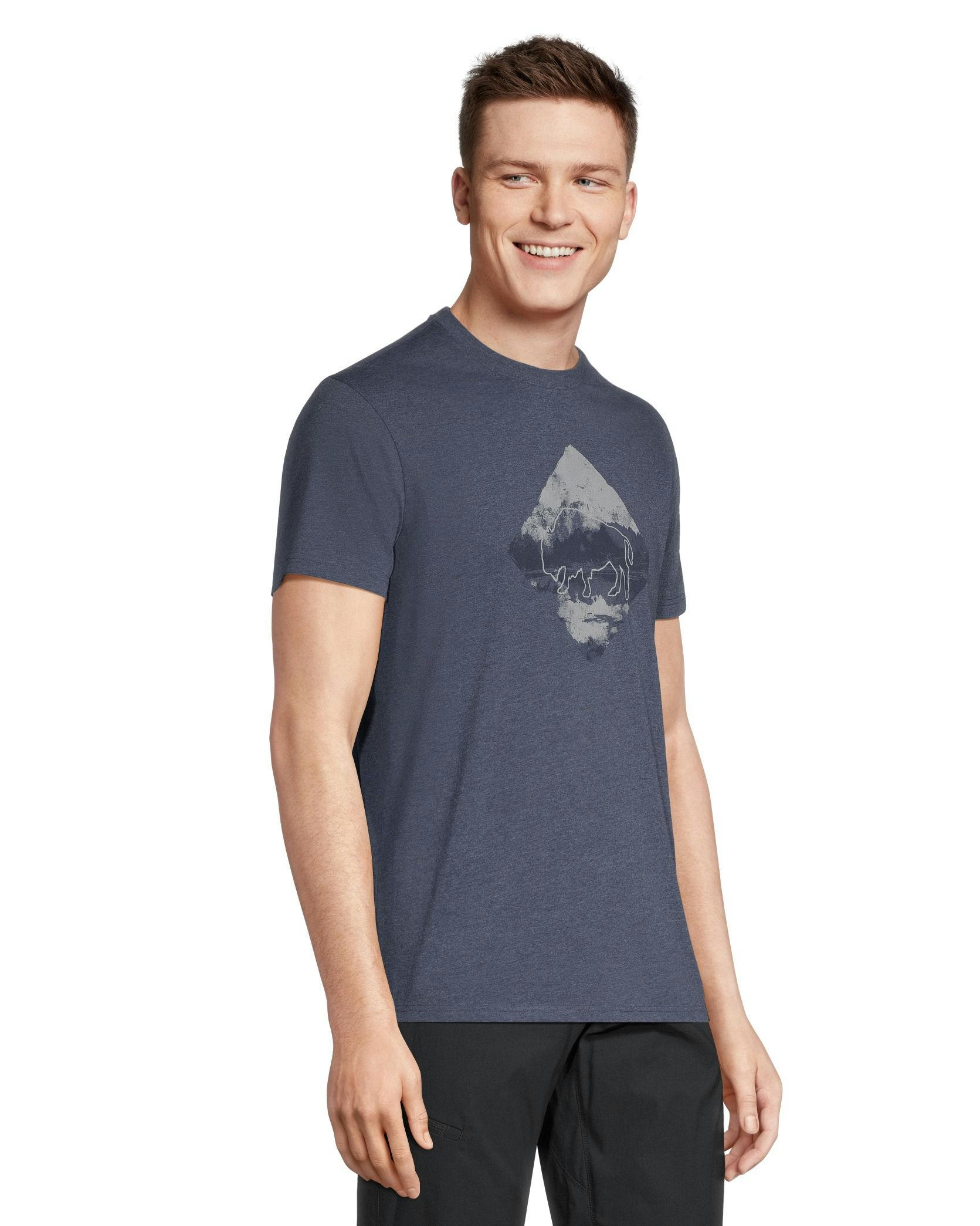 WindRiver Men's Adventure Awaits Graphic Short Sleeve Crew Neck T Shirt