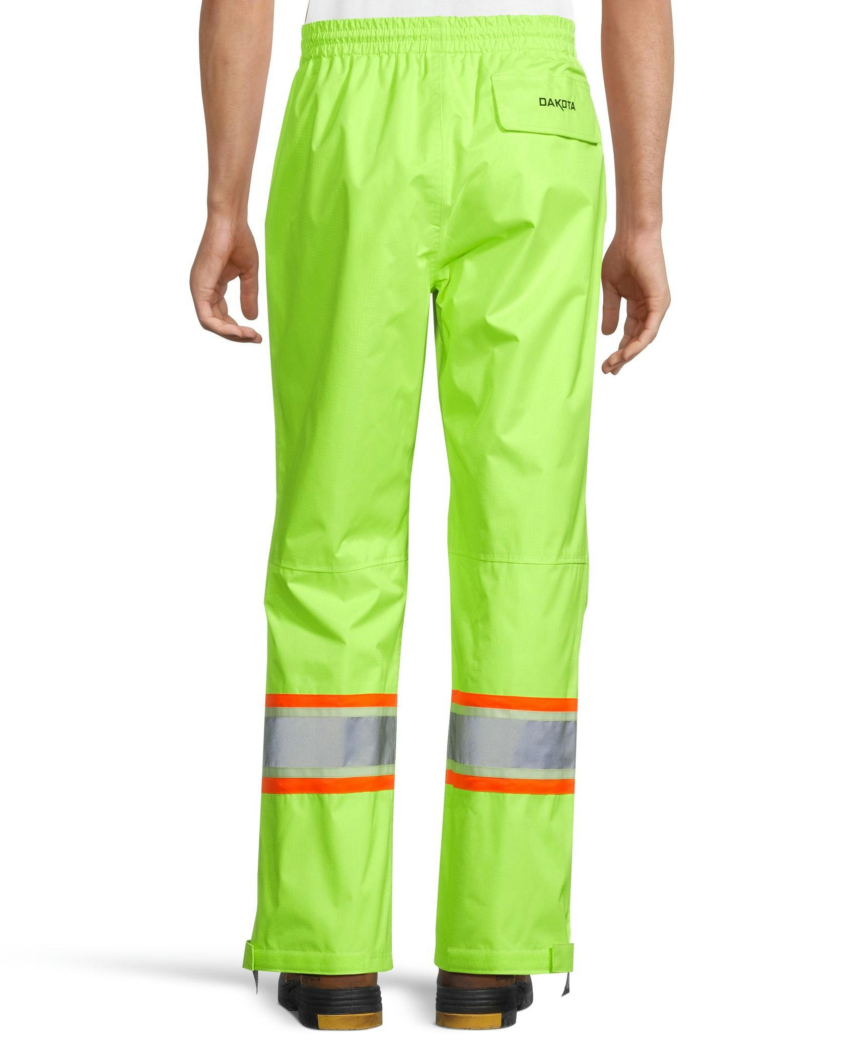 Dakota WorkPro Series Men's VizLite® Class 2 Lined 150D Ripstop Elastic Waist Pants