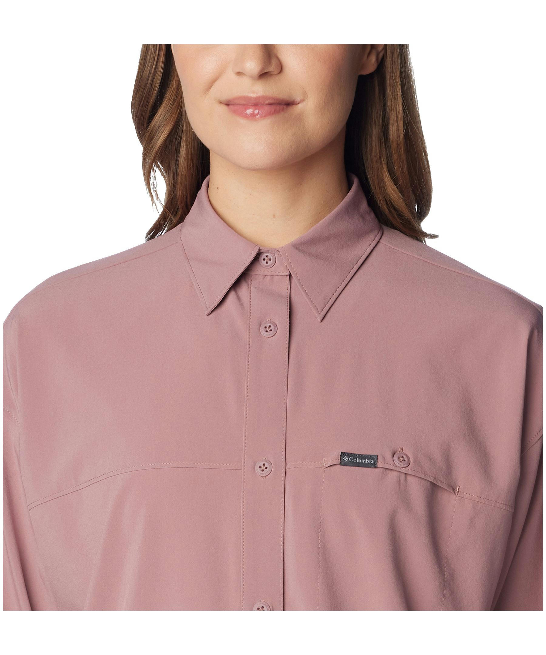 Columbia Women's Boundless Trek Omni-Shade™ Long Sleeve Button Down Shirt