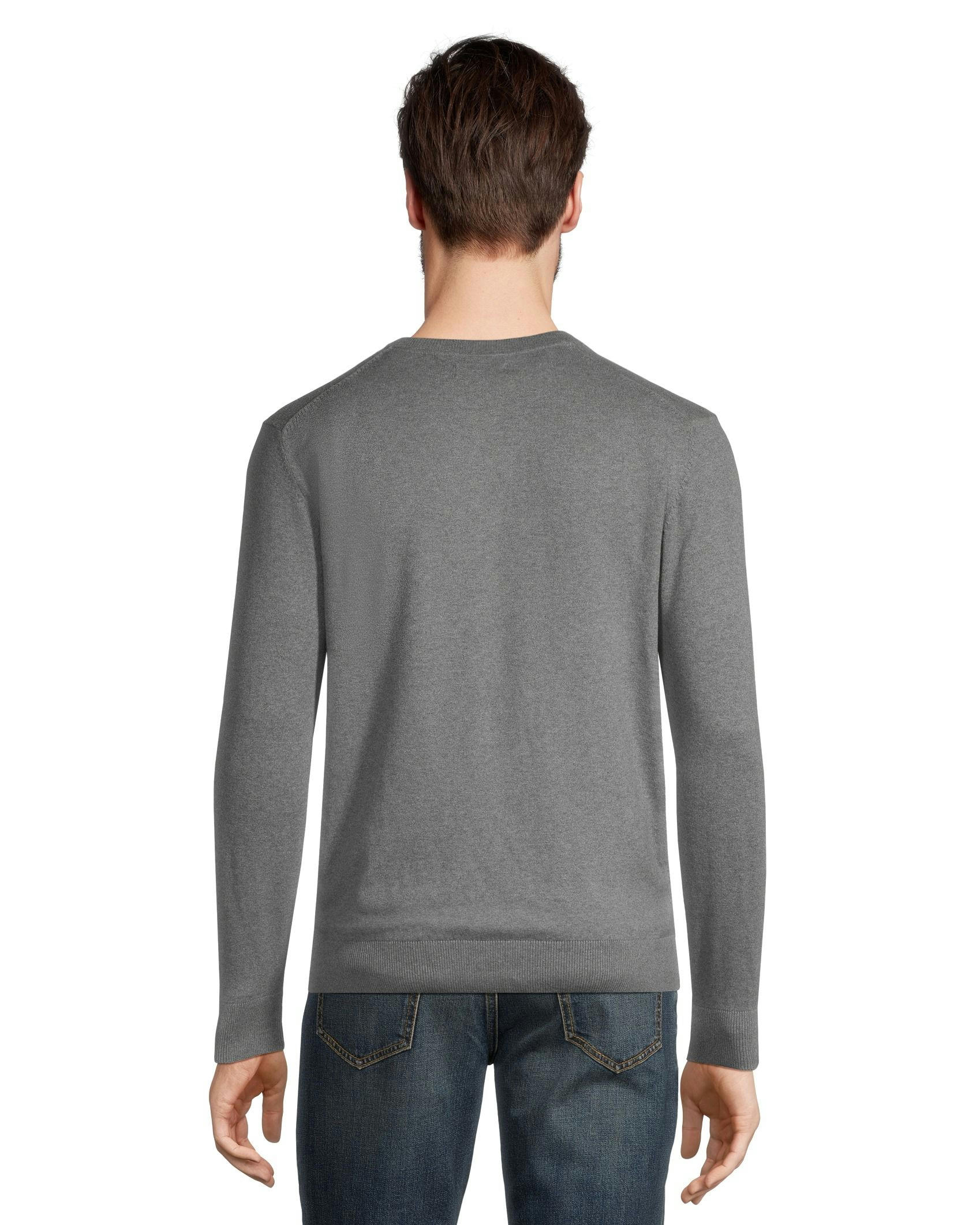 Denver Hayes Men's Cotton Henley Sweater