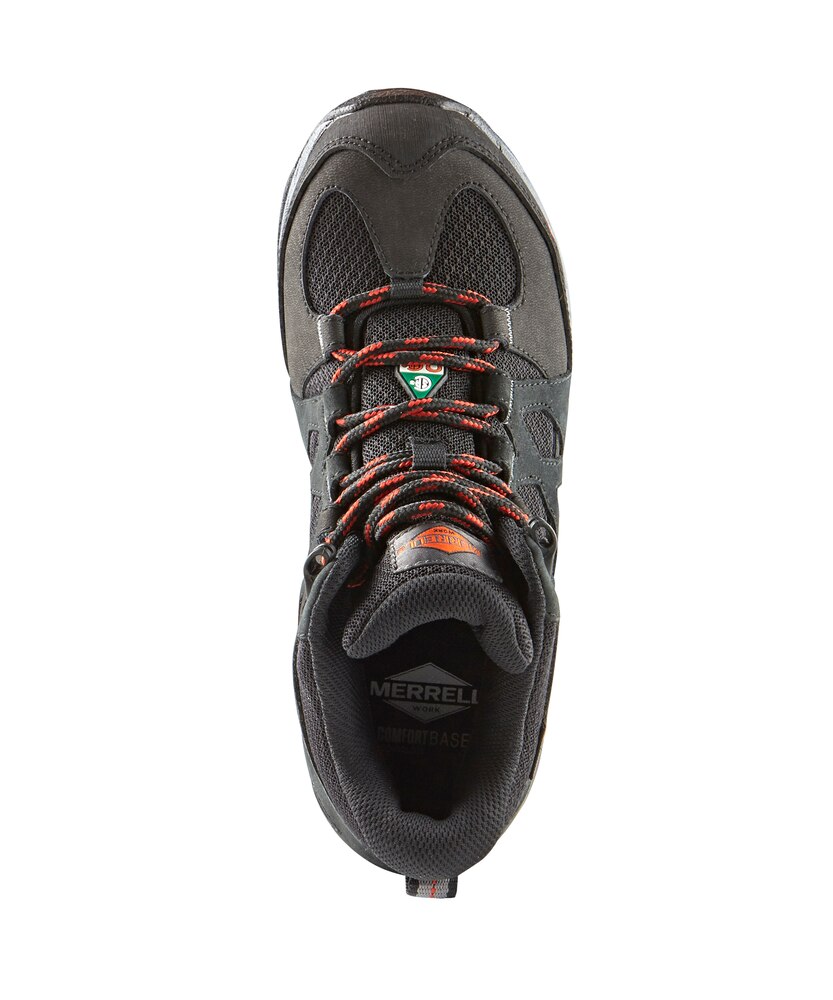 Merrell Work Women's Siren Aluminum Toe Composite Plate  Waterproof Hiker Work Boots - Black