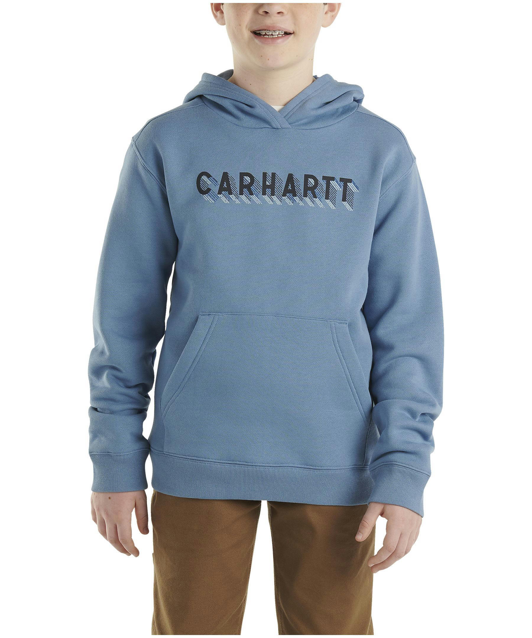 Carhartt Kids' Unisex Graphic Fleece Lined Pullover Hoodie
