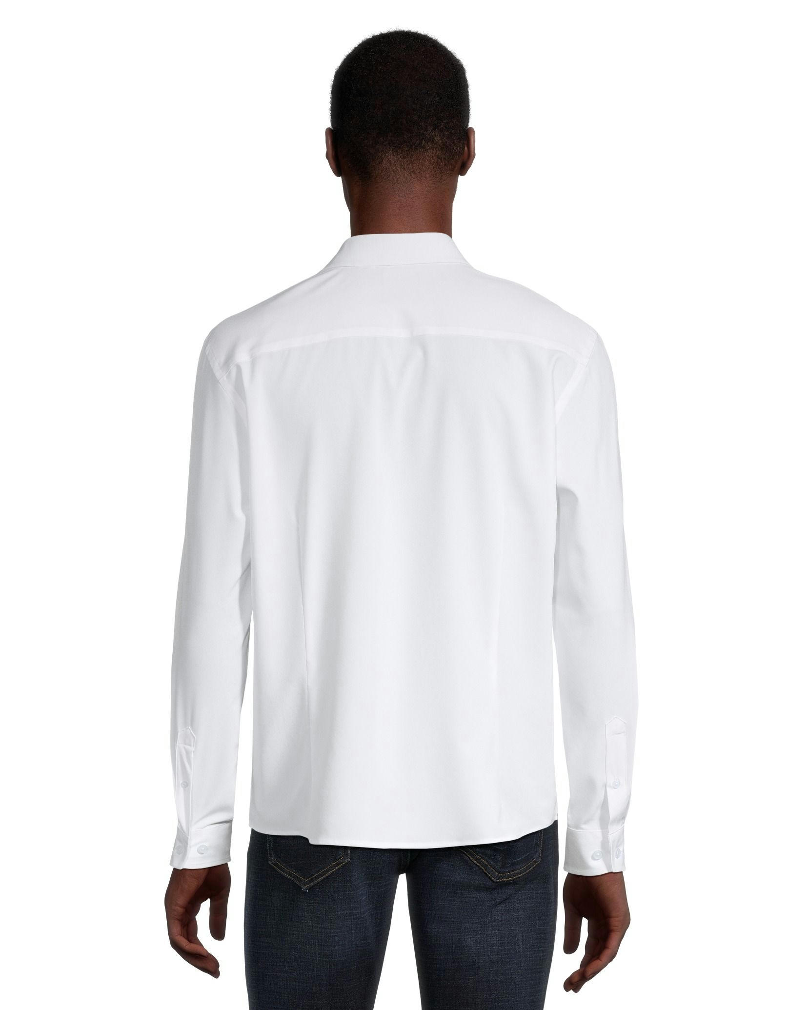 Denver Hayes Dress Hybrid 4 Way Stretch Long Sleeve Woven Shirt