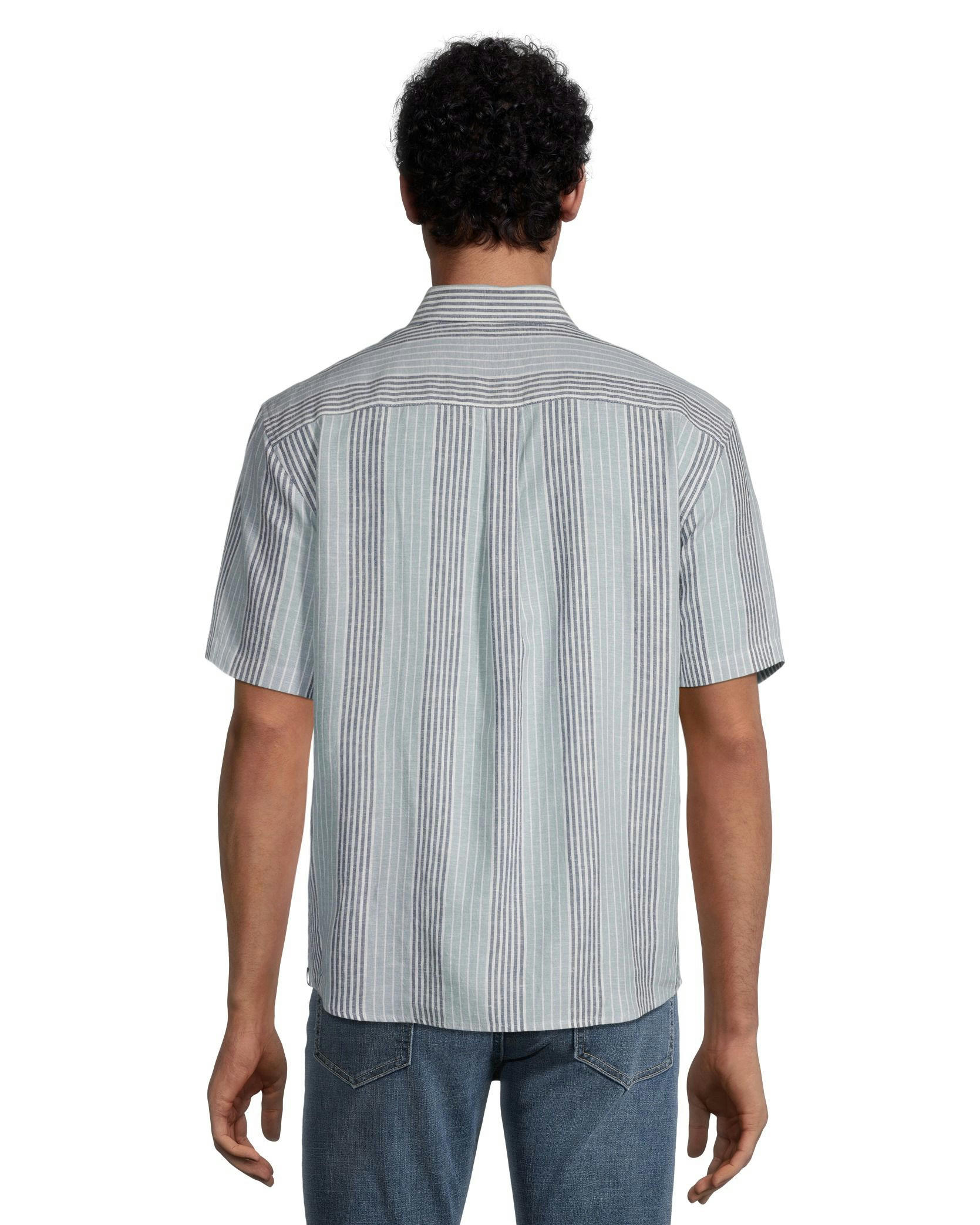 Denver Hayes Men's Classic Fit Short Sleeve Hemp Shirt