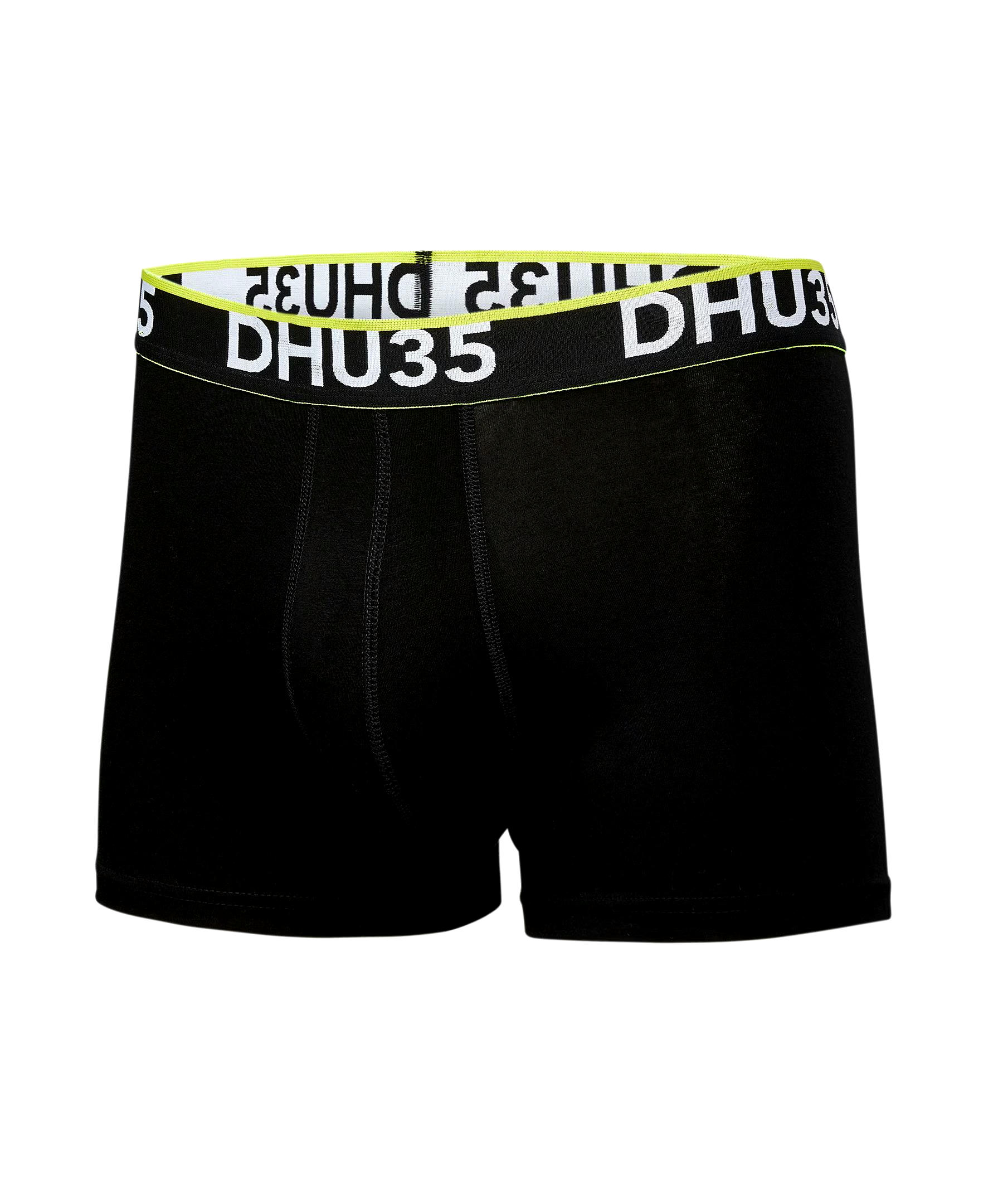 Denver Hayes Men's 2 Pack Fashion Side X Side Cotton Stretch Trunk Briefs with Elastic Waistband