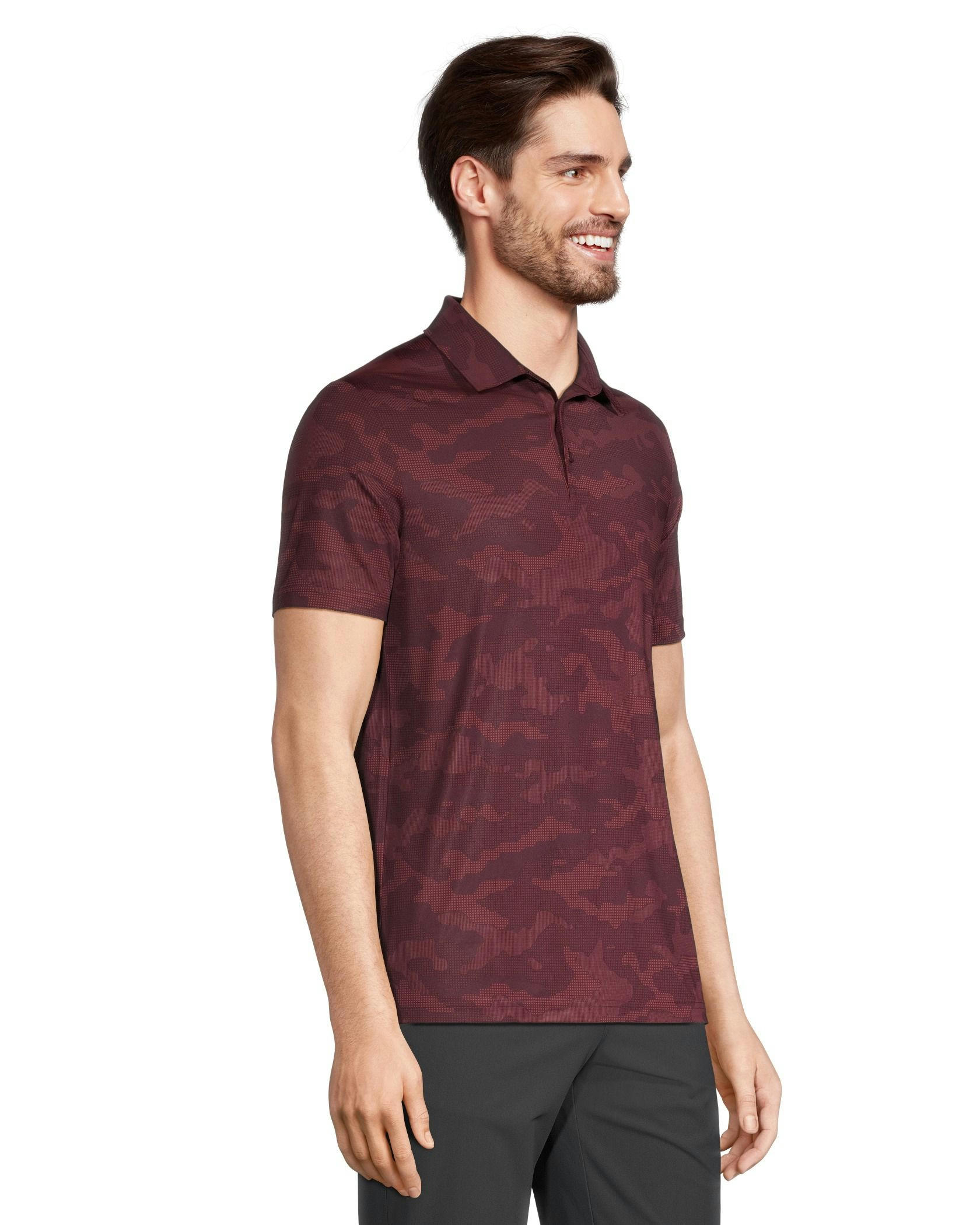 EXP Men's Comfort Dry Graphic Polo Shirt
