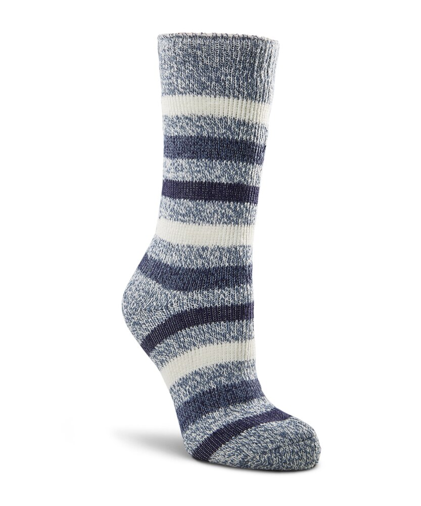 WindRiver Women's T-Max Heat Stripe Thermal Crew Socks