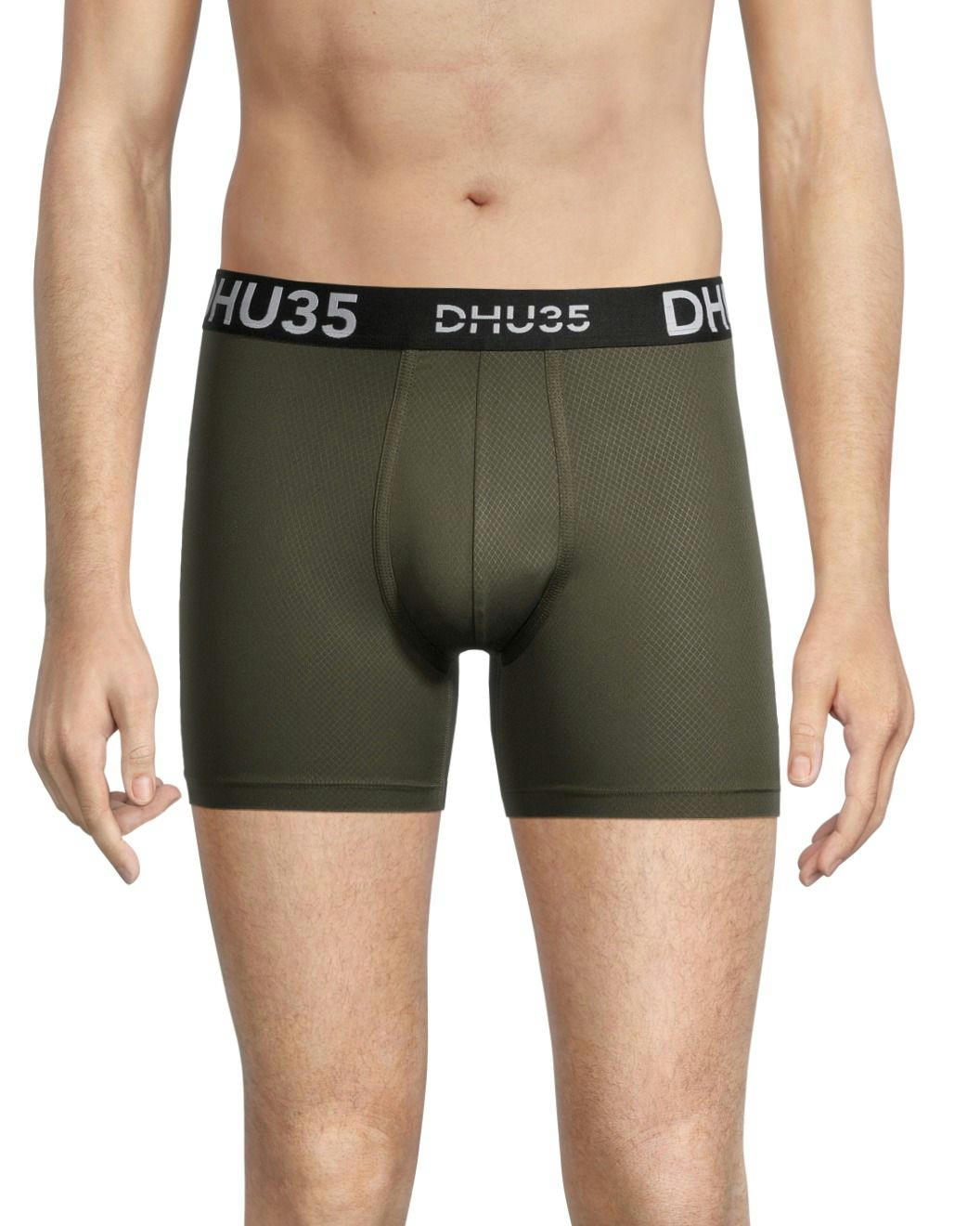 Denver Hayes Men's 3 Pack Fashion Microfiber Heat Press Boxer Briefs