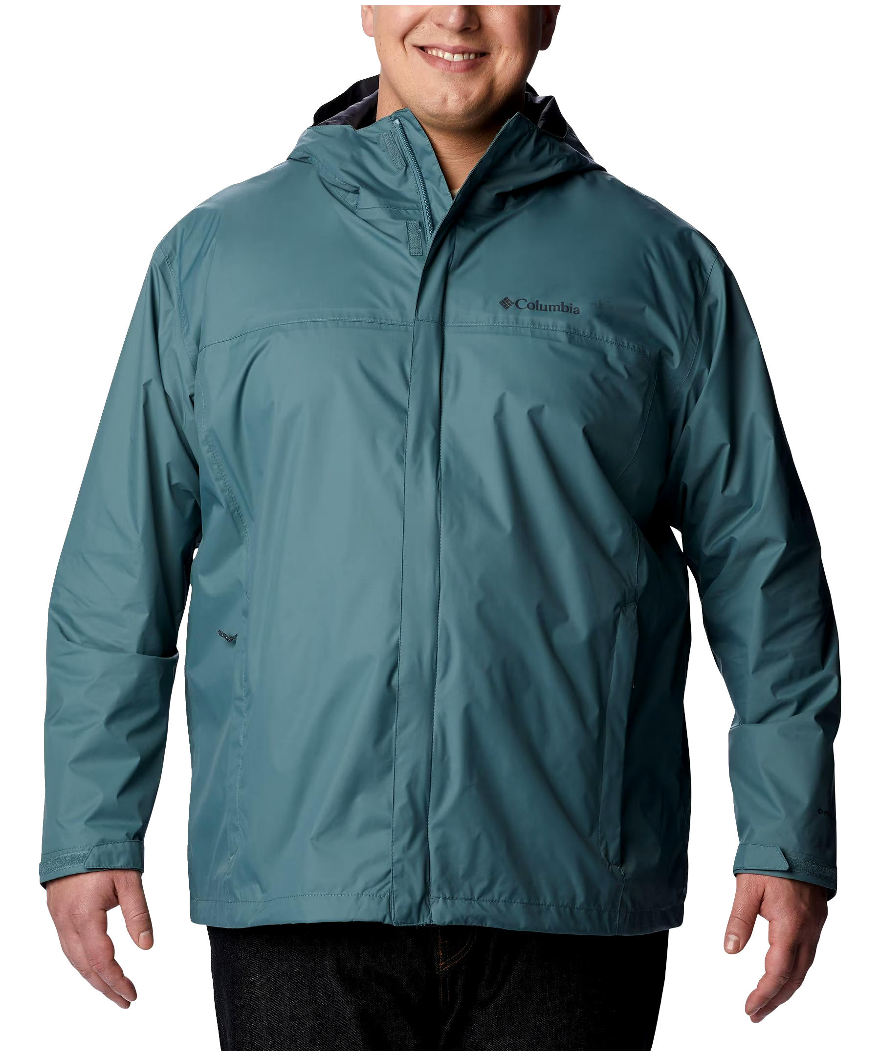 Columbia Men's Watertight II Hooded Rain Jacket, Waterproof, Breathable, Packable, Hiking