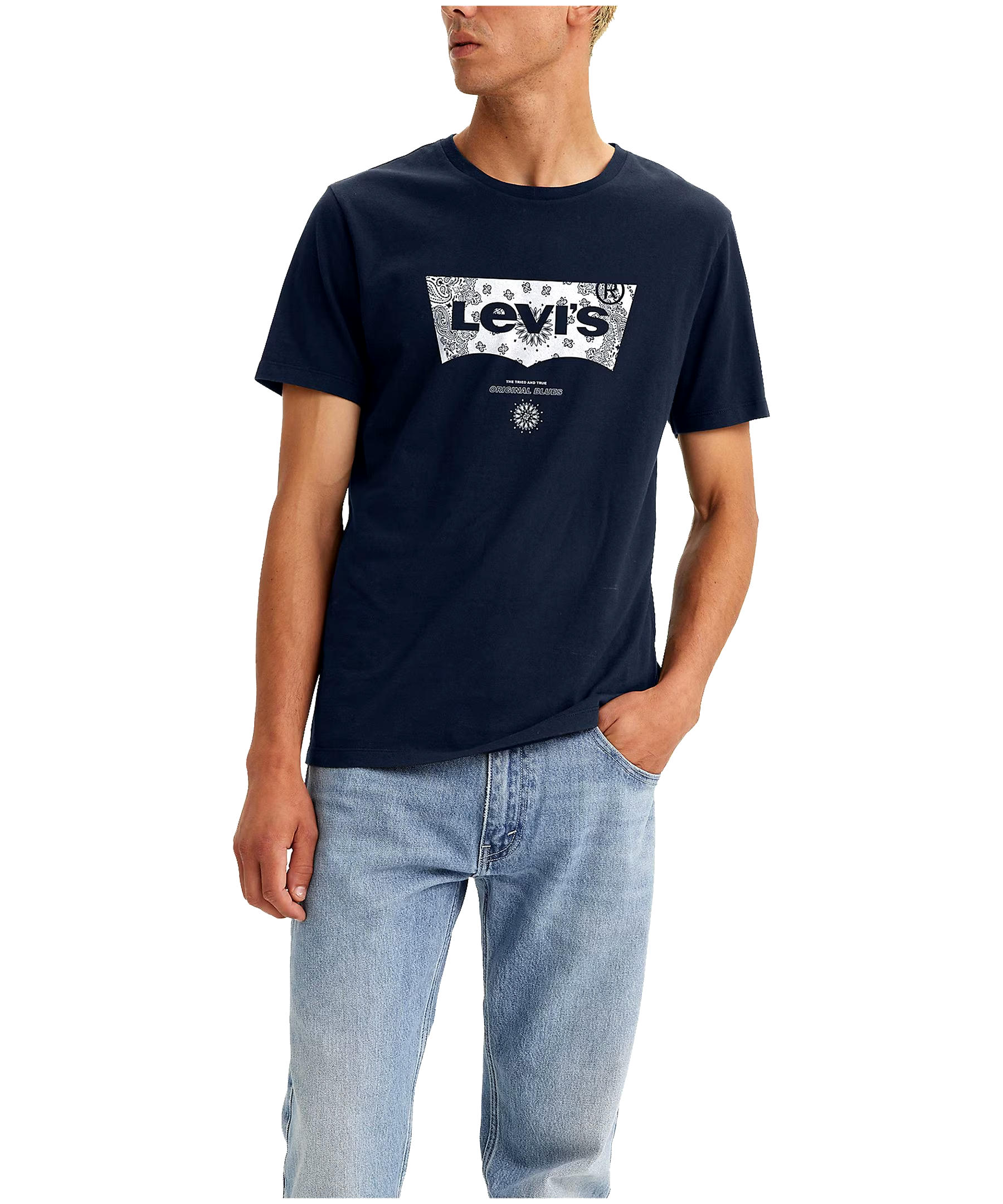 Levi's Men's Standard Fit Short Sleeve Batwing Logo Graphic T Shirt
