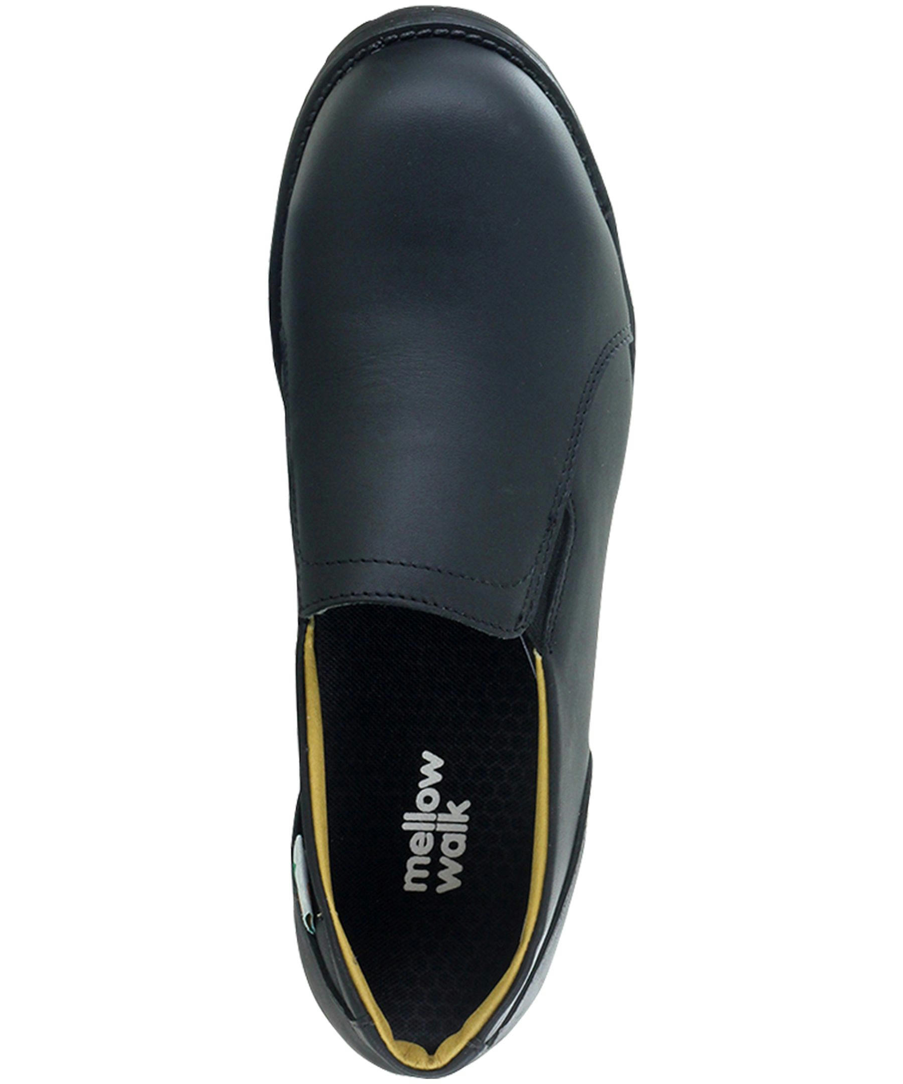 Mellow Walk Women's Vanessa Steel Toe Copper Plate Slip On Work Shoe