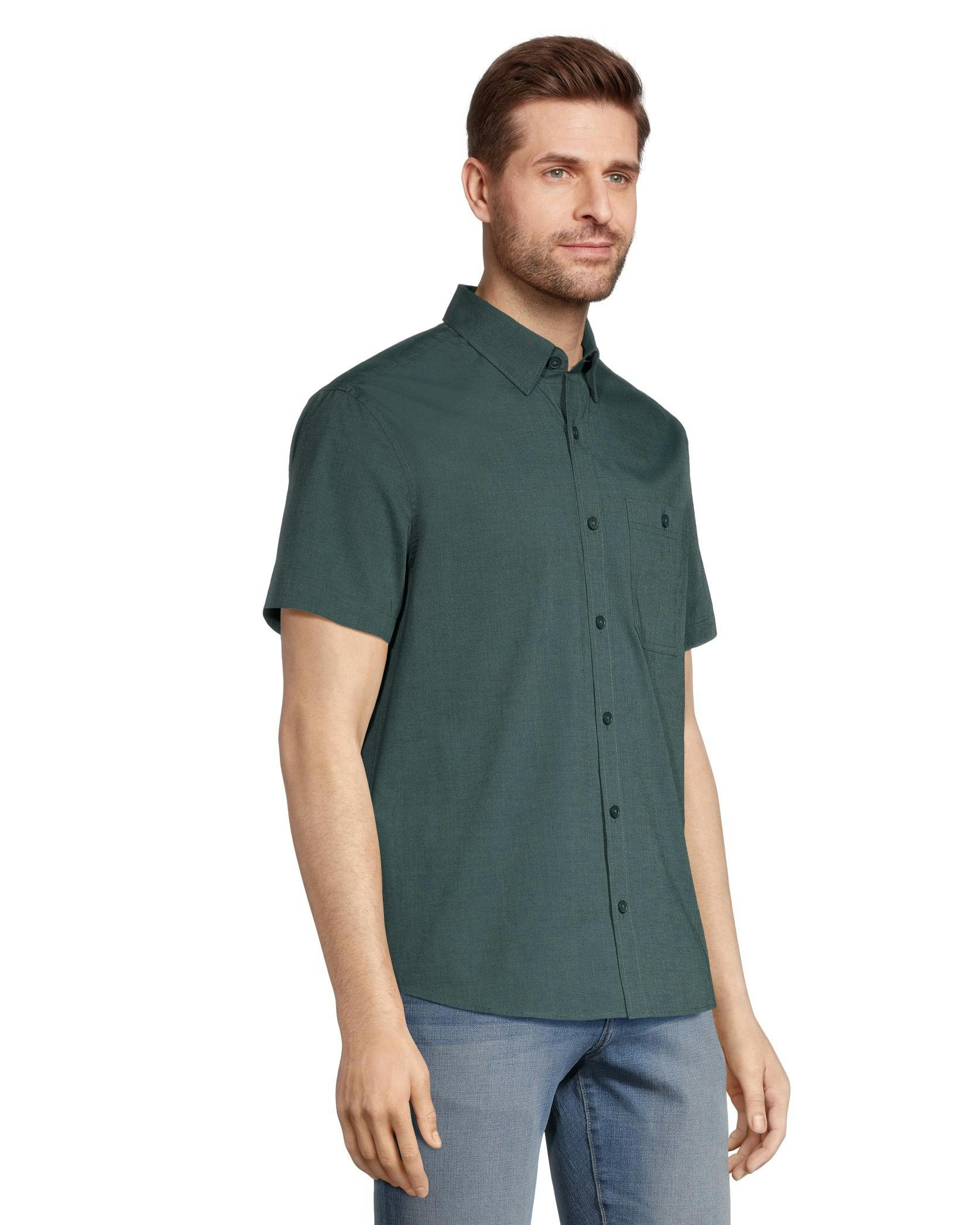 Denver Hayes Men's Premium End on End Modern Fit Shirt