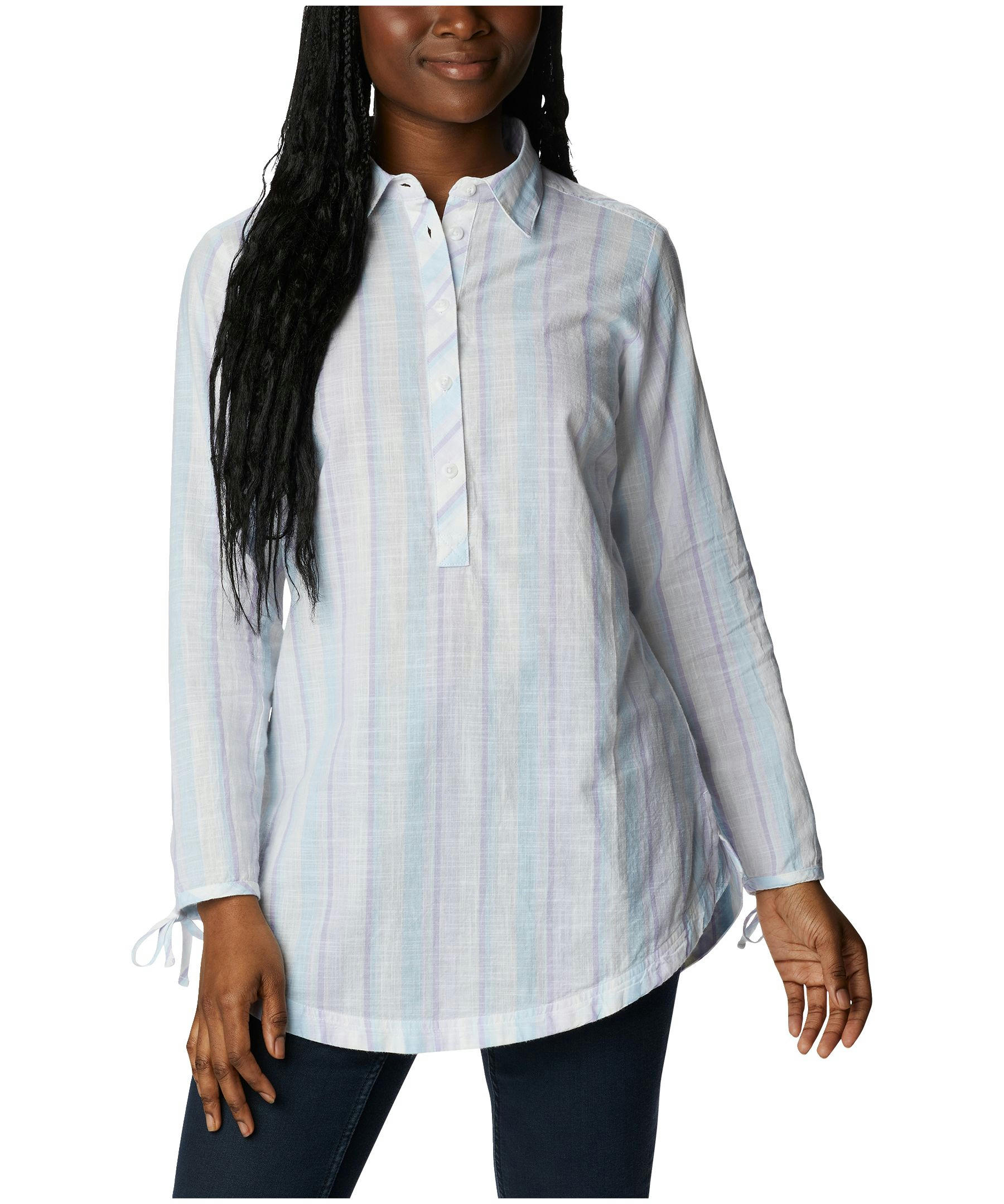 Columbia Women's Camp Henry II Cotton Long Sleeve Tunic Top