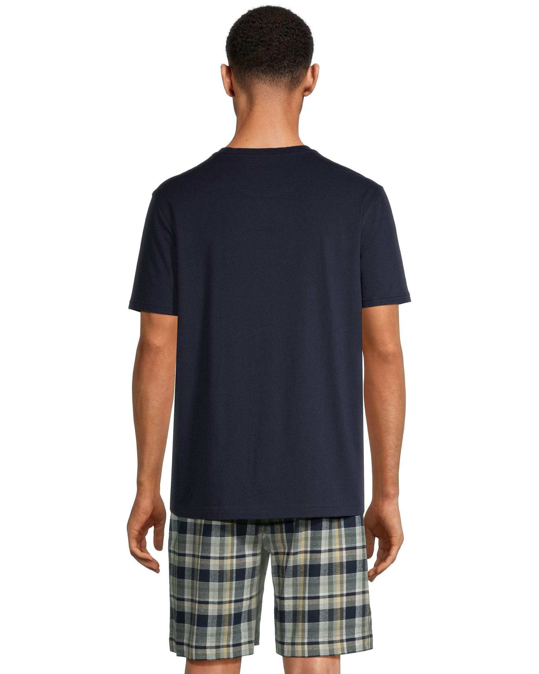 Denver Hayes Men's Woven Short and T Shirt Set