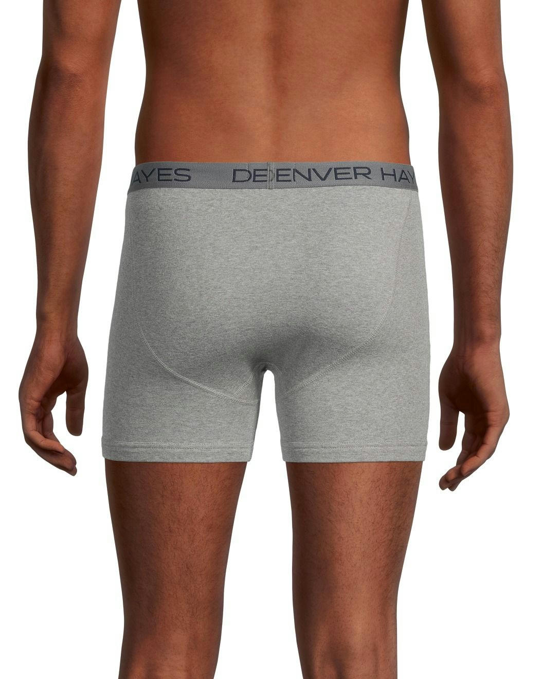 Denver Hayes Men's 3 Pack Solid Boxer Briefs