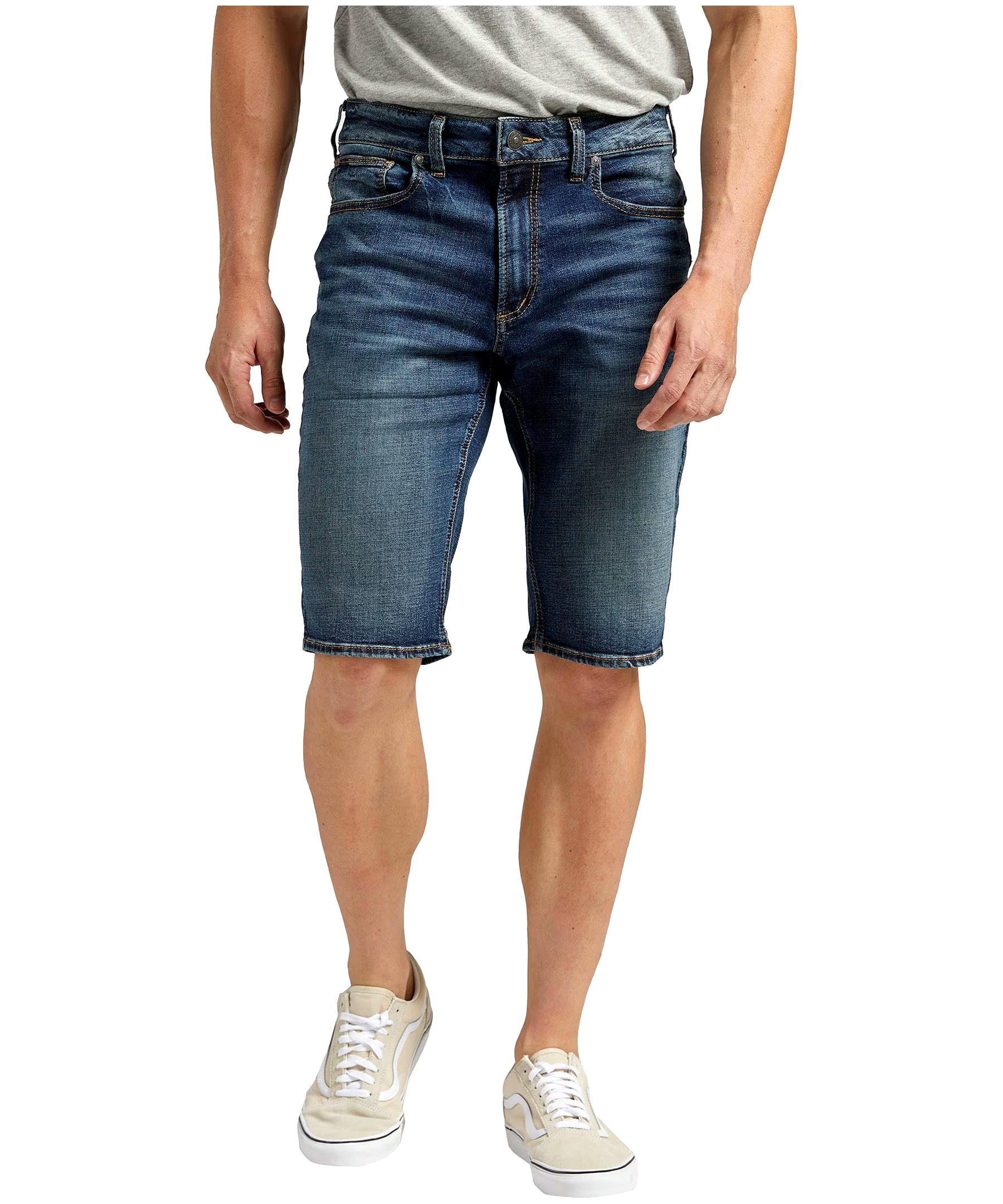 Silver Men's Grayson Mid Rise Shorts