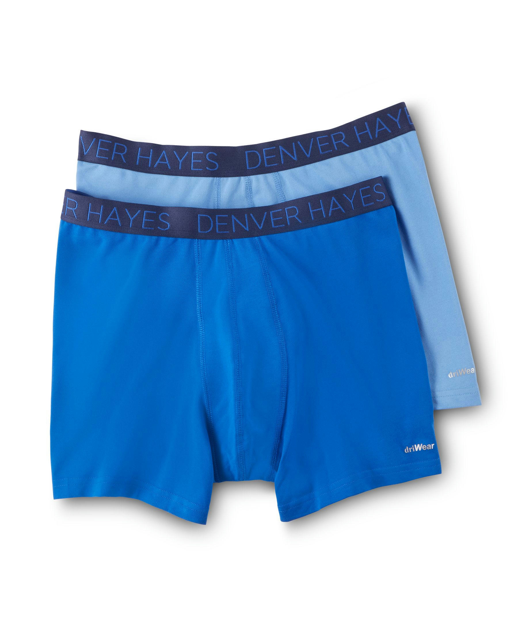 Denver Hayes Men's 2-Pack DriWear Boxer Briefs
