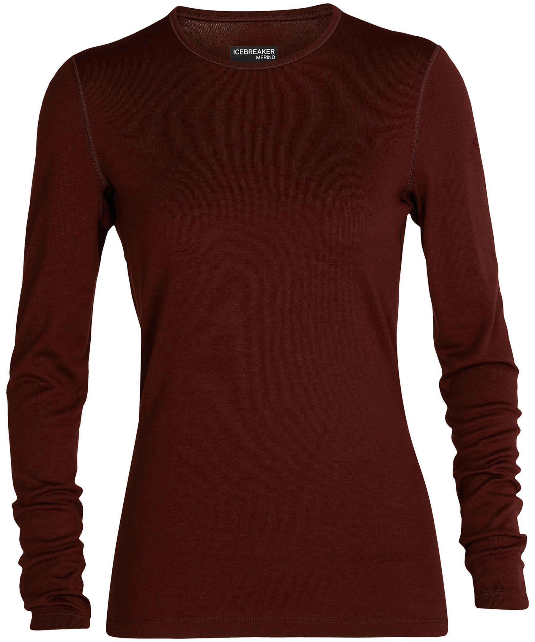 Icebreaker Women's 200 Oasis Crewneck Long Sleeve Base Layer Top