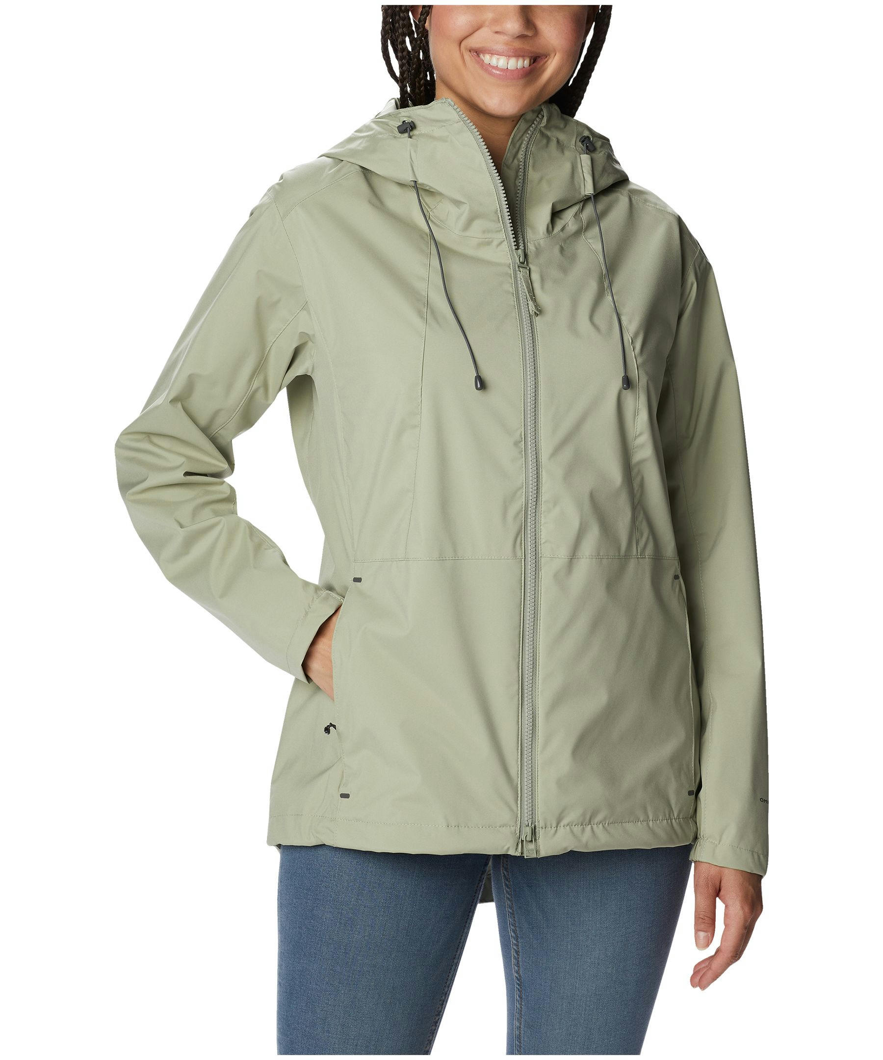 Columbia Women's Sunrise Ridge Waterproof Omni-Tech Rain Jacket