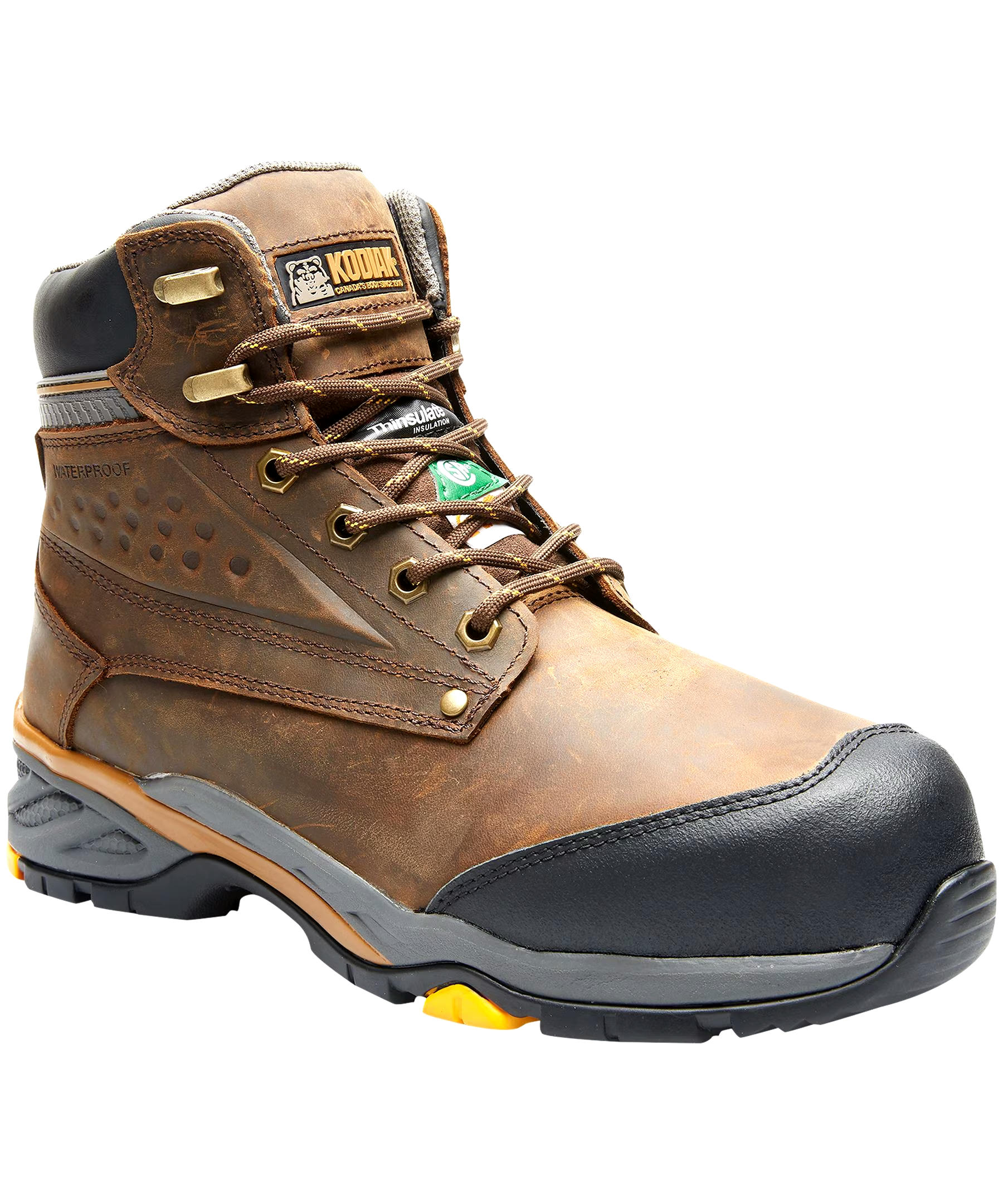 Kodiak Men's Crusade Mid-Cut Composite Toe Composite Plate Waterproof Hikers