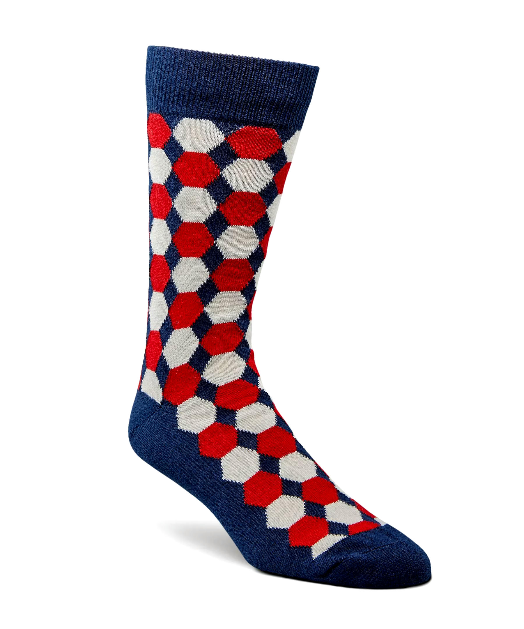 Denver Hayes Men's Novelty Patterned FreshTech Casual Crew Socks