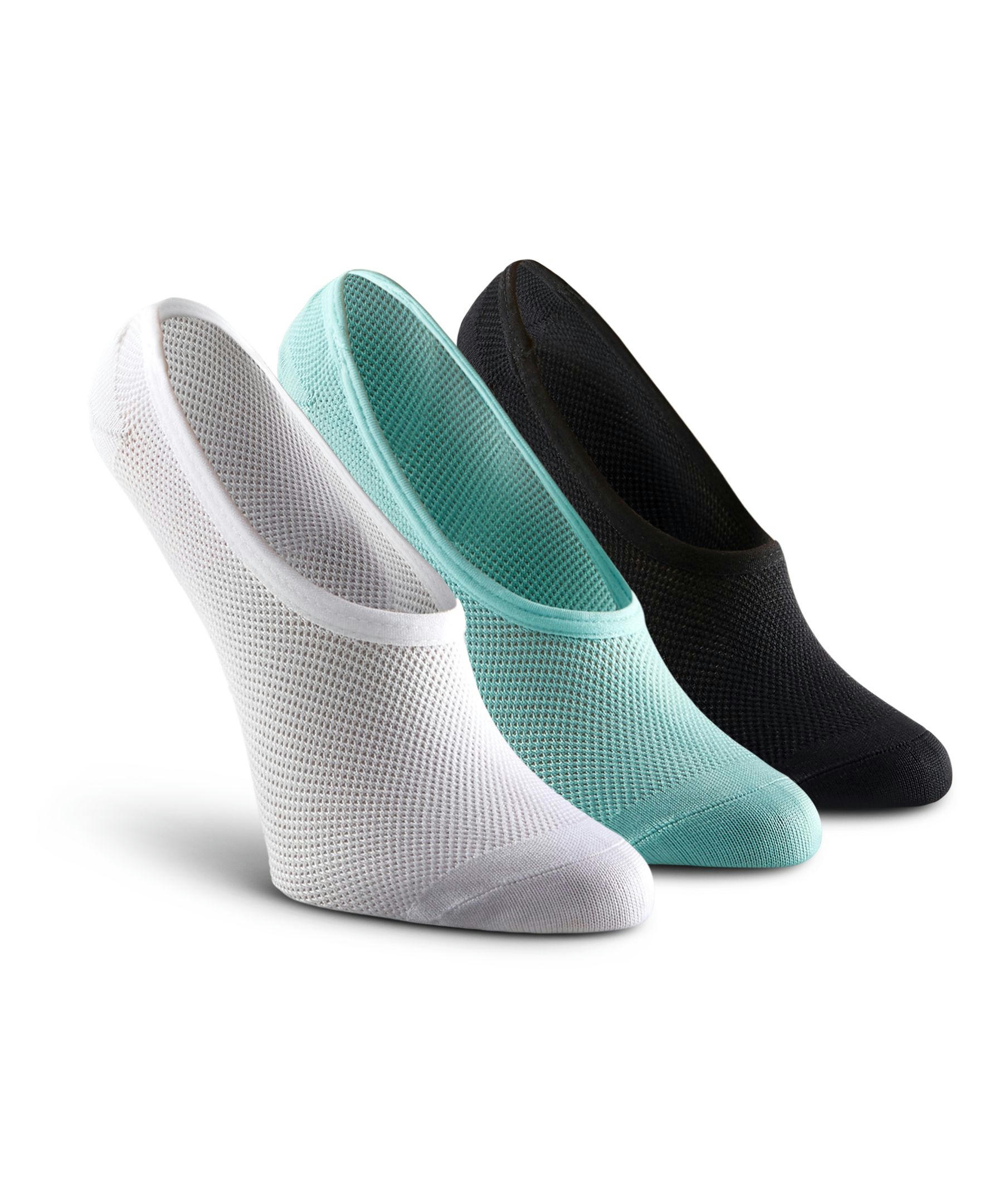 Shambhala Women's 3-Pack Sport Mesh Liner Socks