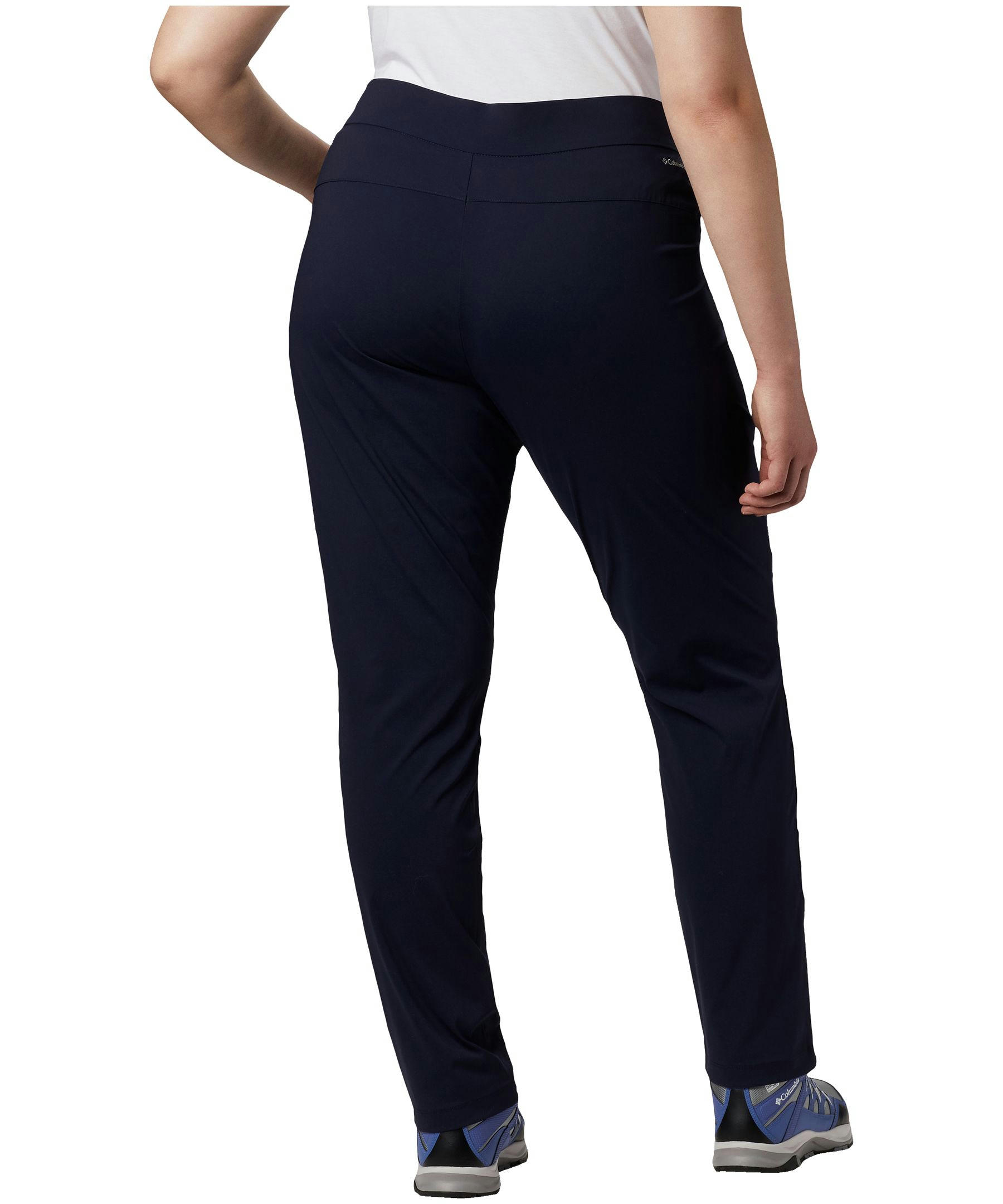 Columbia Women's Anytime Casual Pull On Pants, Hiking, Casual, Slim Fit, Mid Rise, Stretch