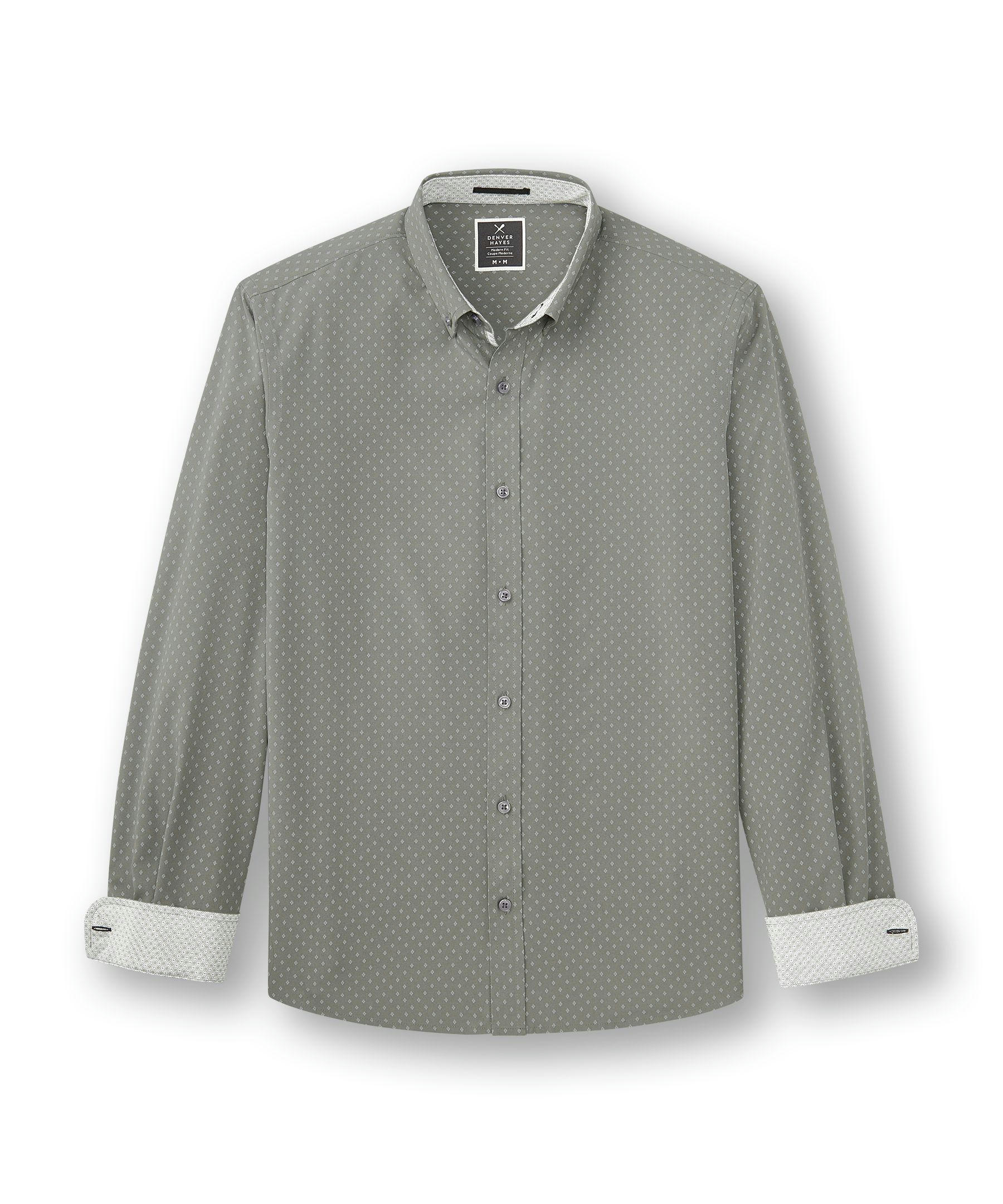 Denver Hayes Men's Hybrid 4 Way Stretch Long Sleeve Shirt