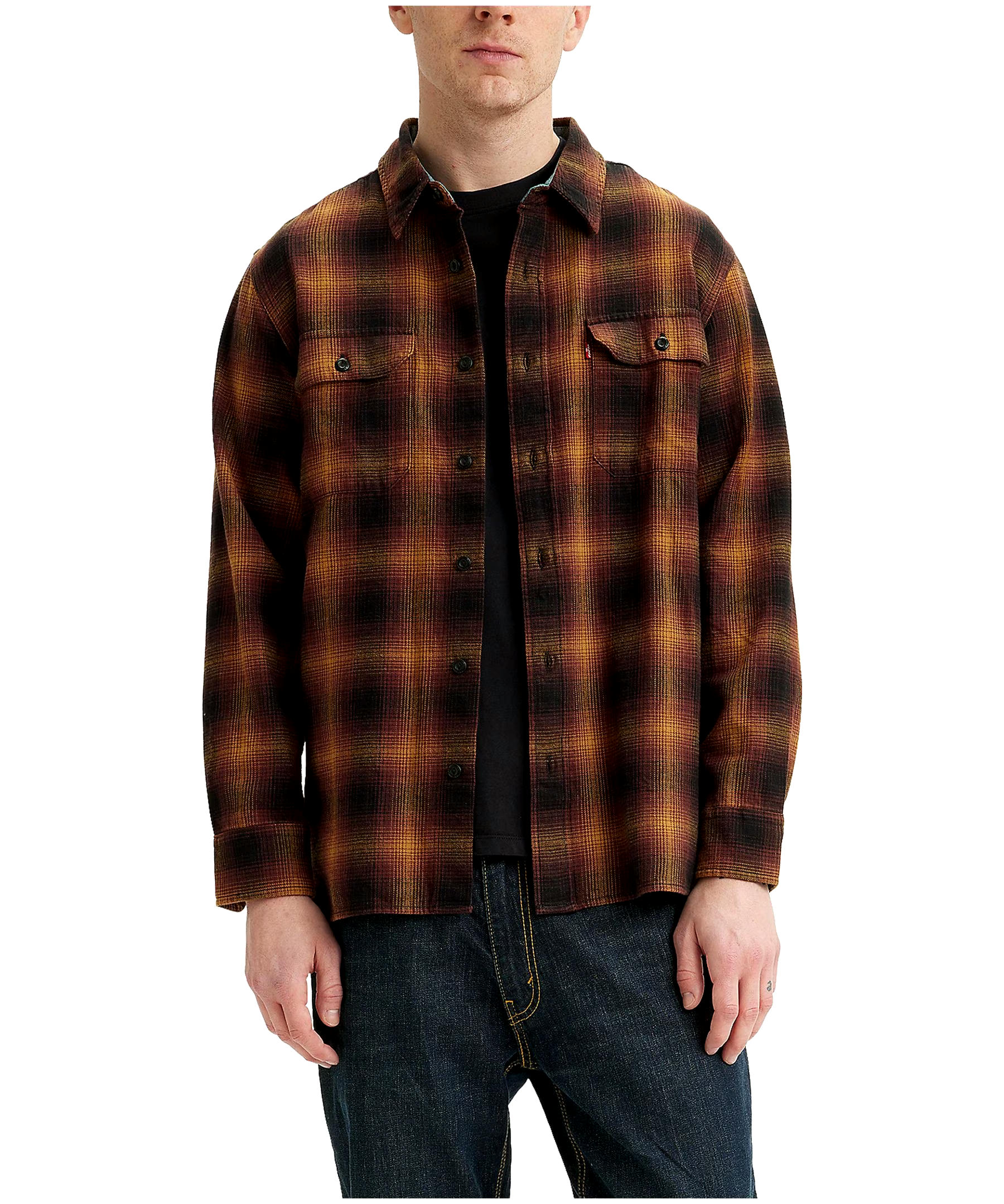Levi's Men's Classic Worker Relaxed fit Long Sleeve Flannel Shirt