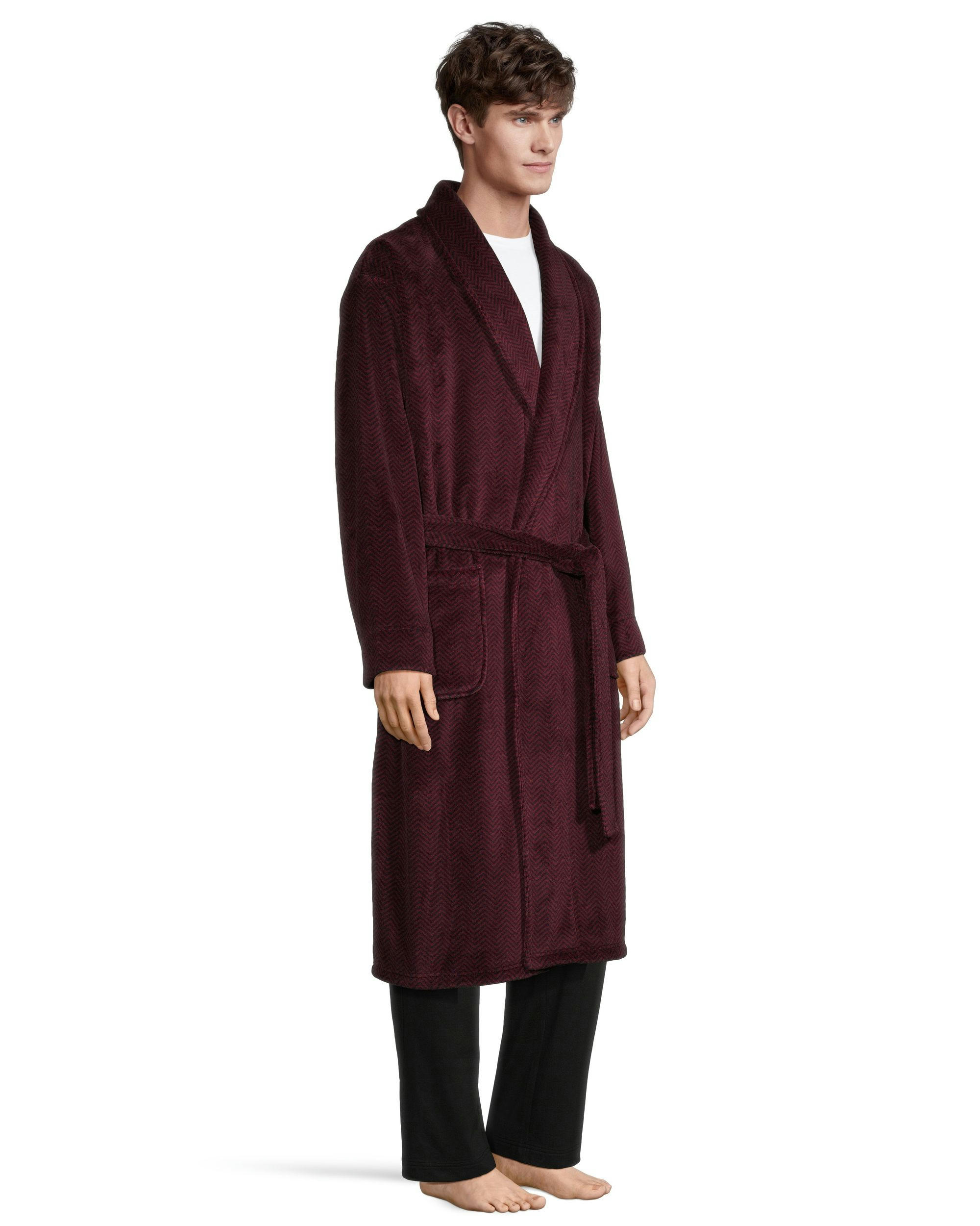 Denver Hayes Men's Cozy Fleece Robe