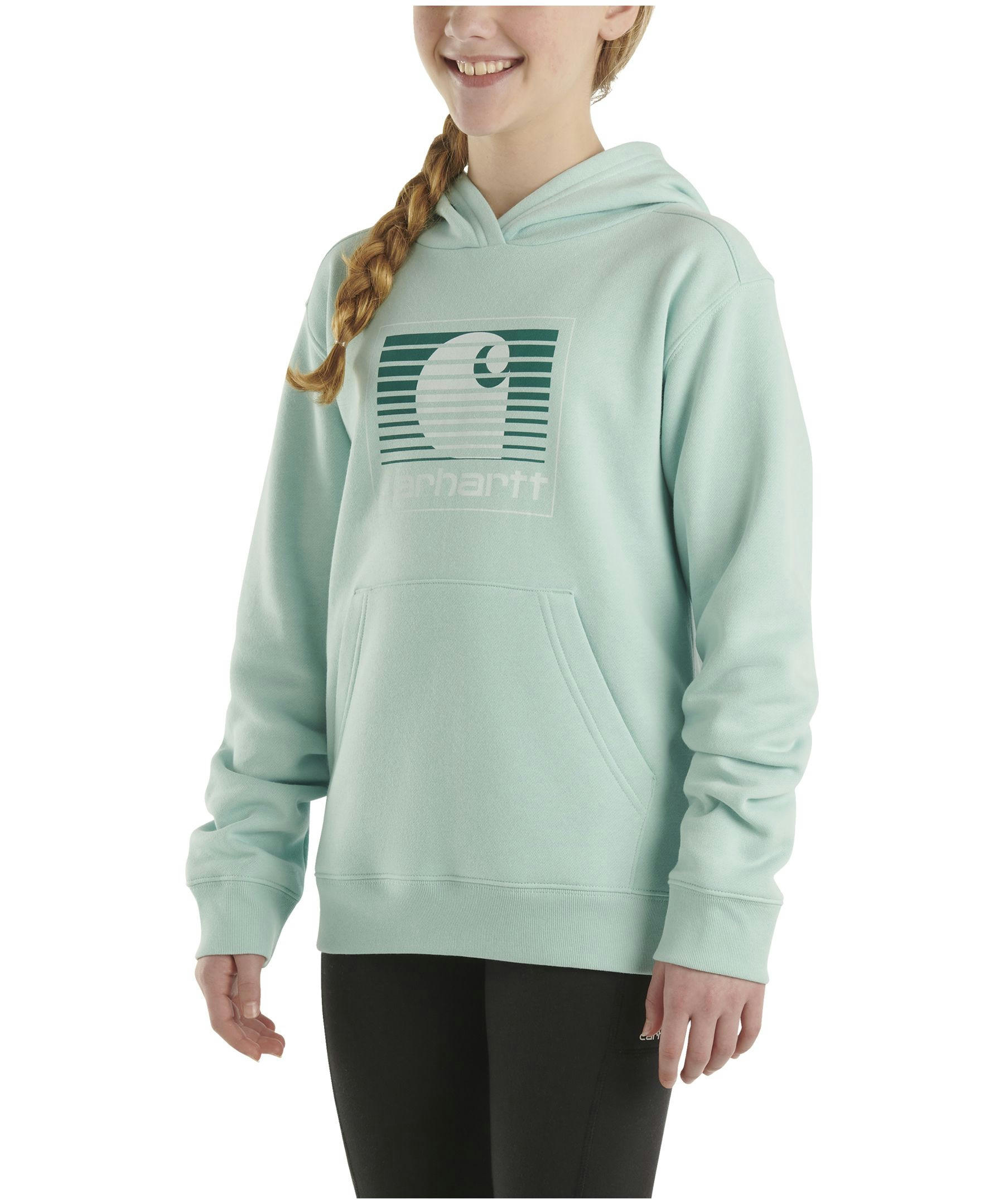 Carhartt Kids' Unisex Graphic Fleece Lined Pullover Hoodie