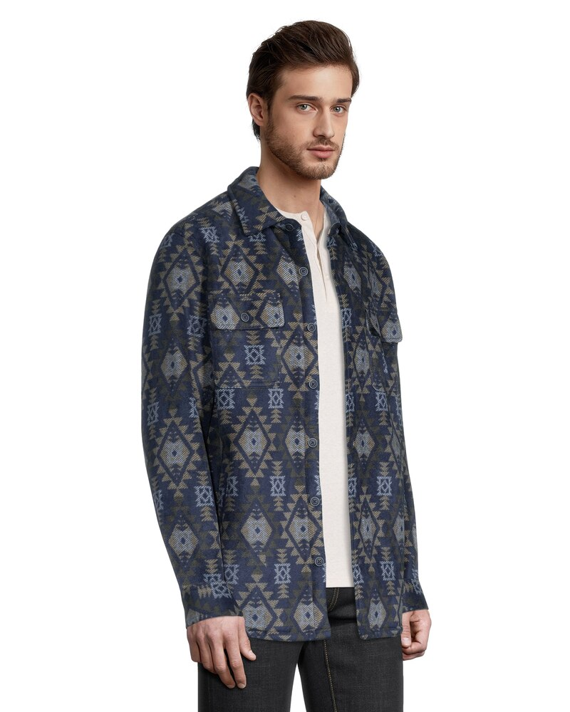 Boston Traders Men's Bonded Polar Plaid Shacket