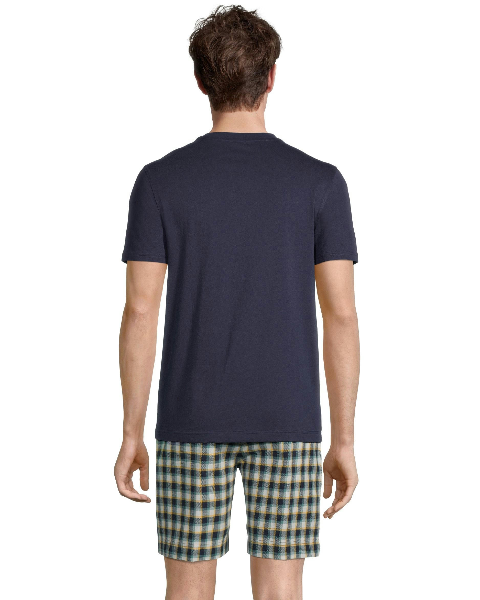 Denver Hayes Men's 2 Piece T Shirt and Shorts Pajama Set