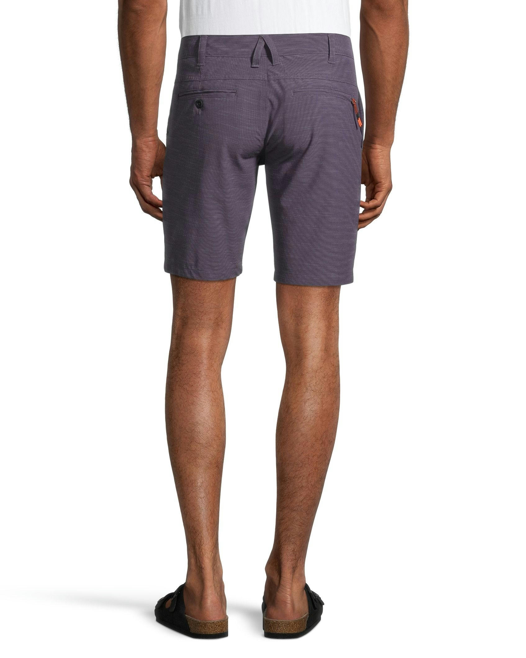 FarWest Mens End-On-End Mid Rise Quick Dry Stretch Hybrid Shorts