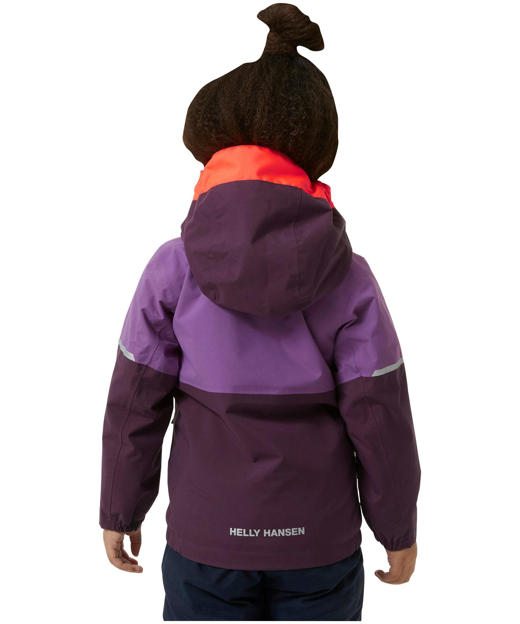 Helly Hansen Girls' 2-6 Years Sogn Waterproof Windproof and Breathable Rain Jacket