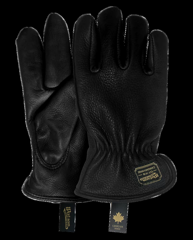 Watson Gloves The Duke Black Unlined Gloves