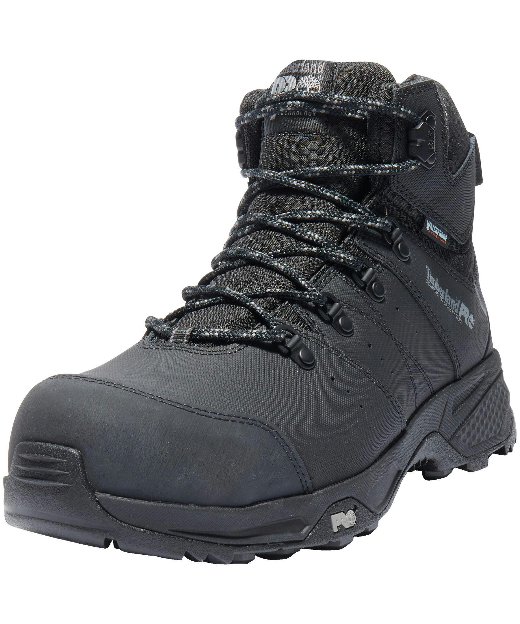 Timberland PRO Men's Switchback Waterproof Composite Toe Composite Plate Hiker Style Work Boots